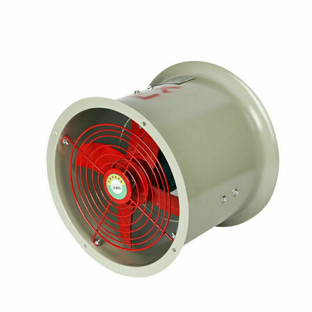 110V 12″ Explosion-proof Axial Fan Pipe Spray Booth Paint Fumes Exhaust Fan
