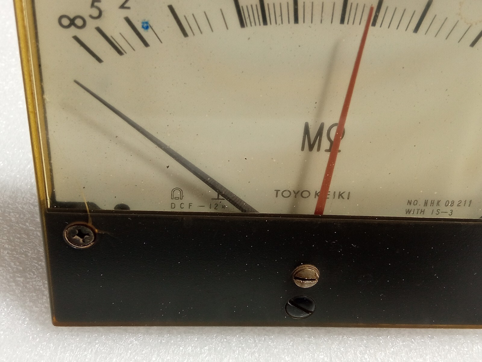 TOYO KEIKI DCF-12N INSULATION MONITOR 0-5-∞ MΩ USED