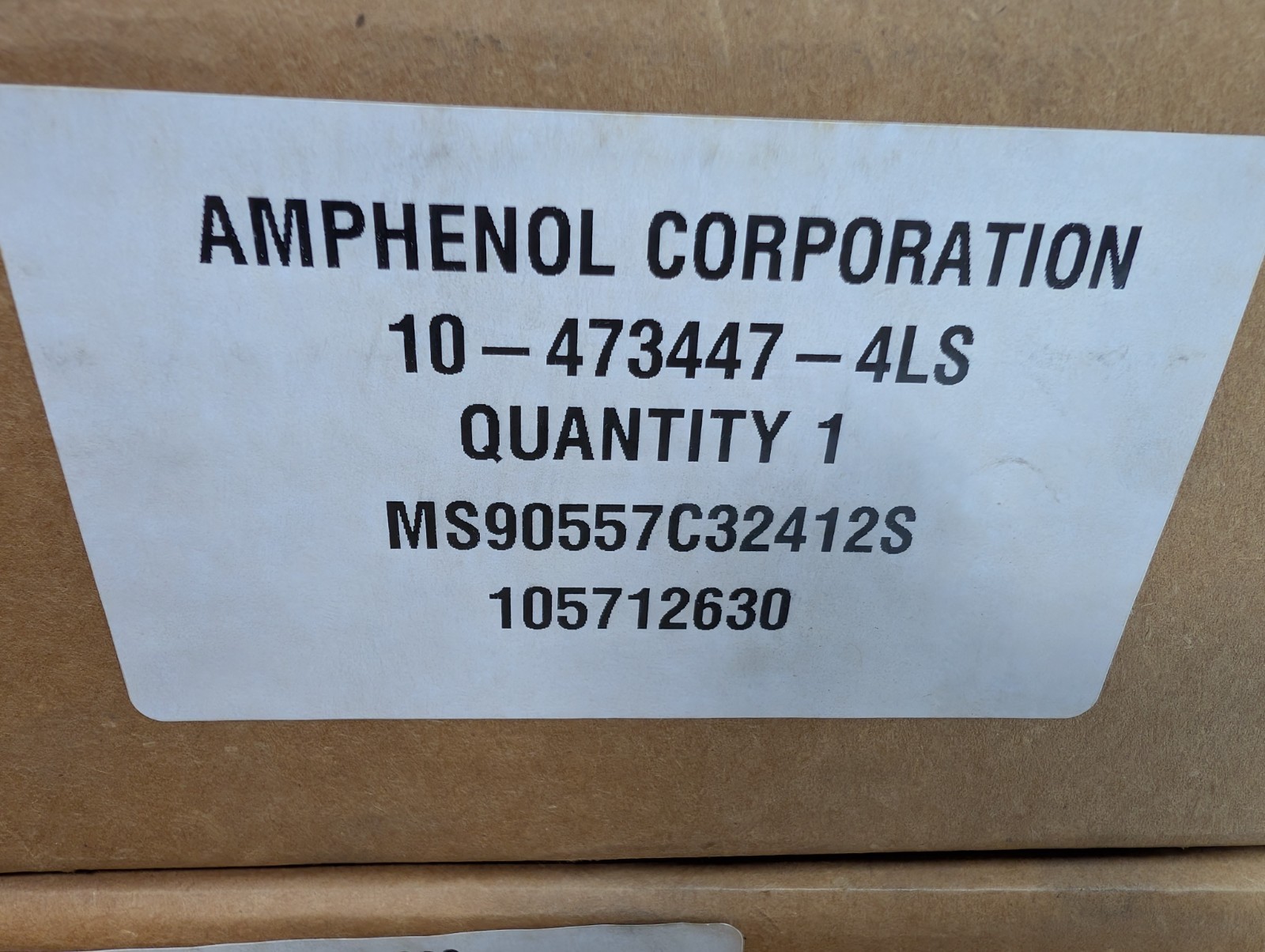 Amphenol Plug Receptacle Kit 60A 120/208V MS90557C32412S MIL-DTL-22992 3PH NOS