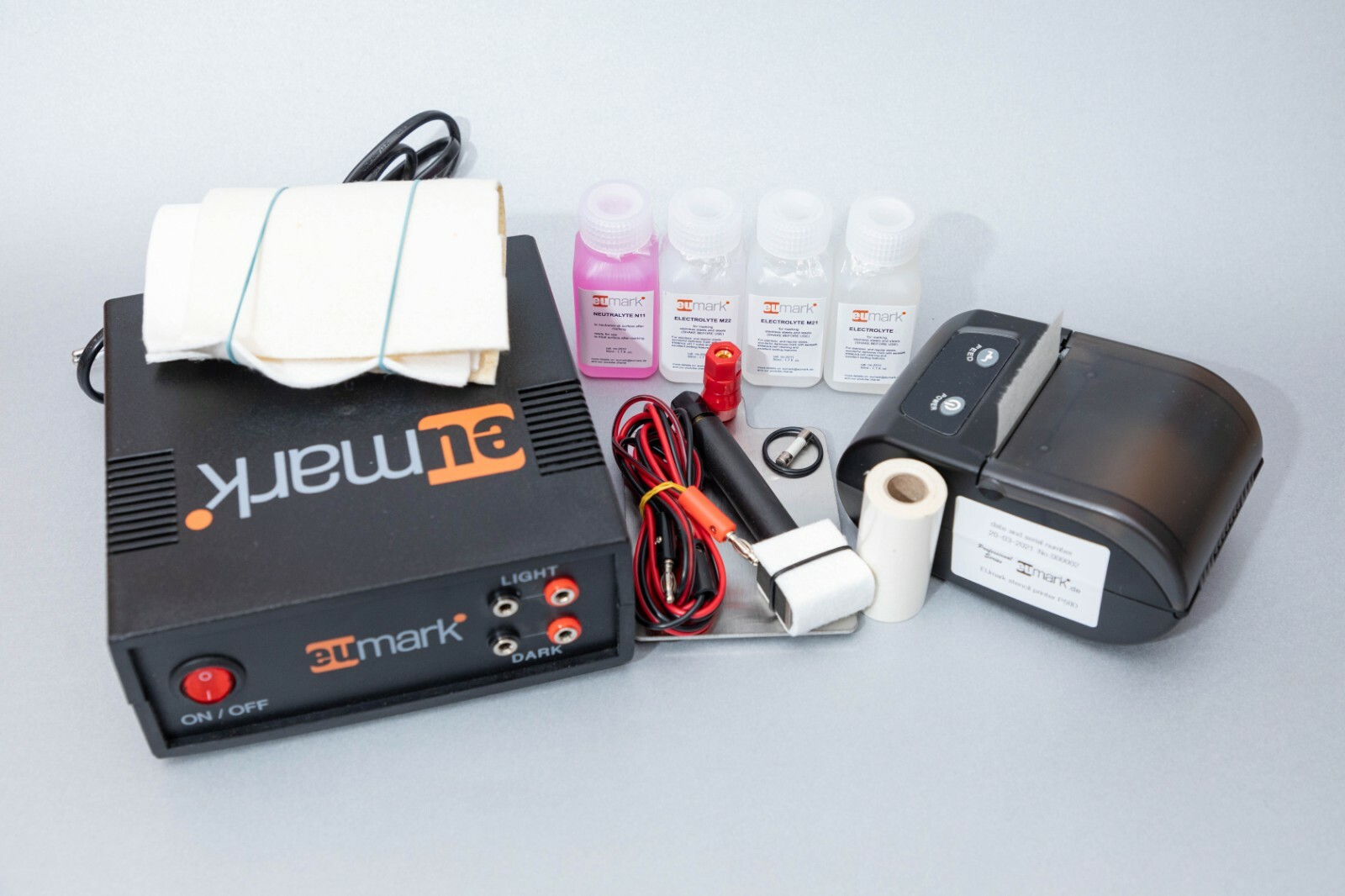 ElectroChemical marking and Etching Machine EUmark set 02 Stencil printer USB