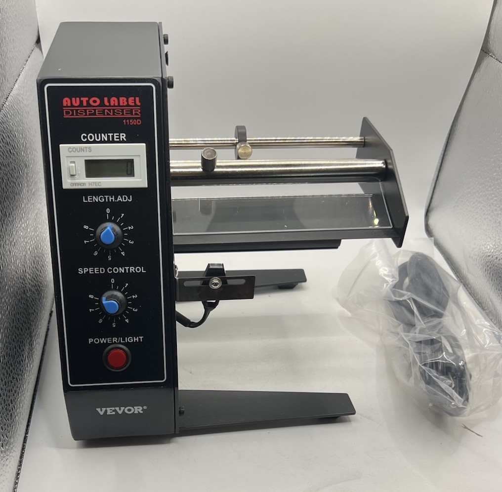 VEVOR Auto Label Dispenser 1150D Length Speed Adjust