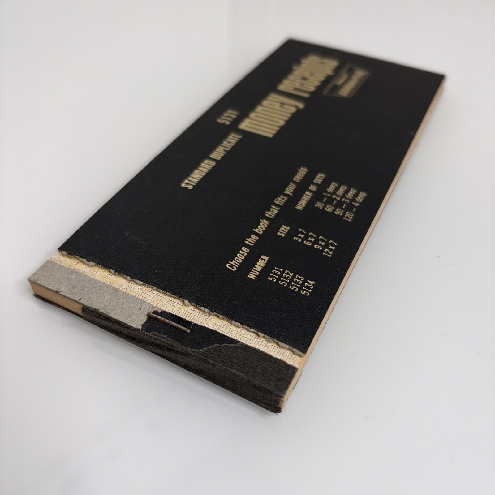 Vintage Boorum Pease 5131 Money Receipts Book Standard Duplicate Unused