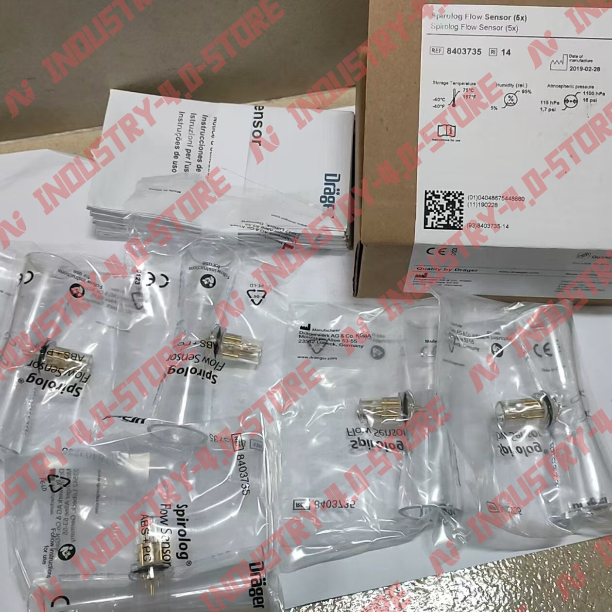 1PCS New DRAGER 8403735 Spirolog Flow Sensor