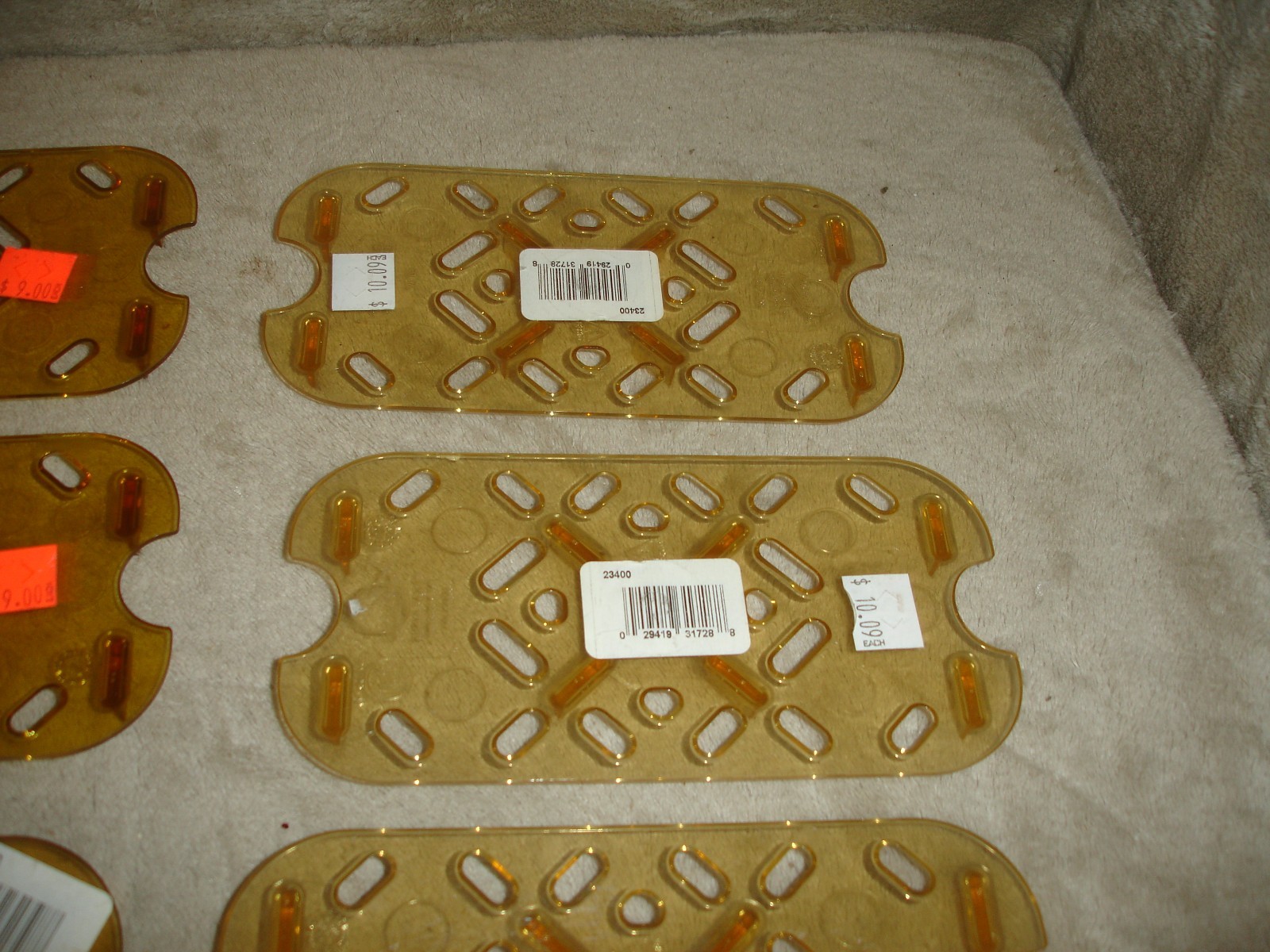 Lot of (14) Vollrath Super Pan 3 False Bottom High Temp Plastic Fits 1/4 Pans