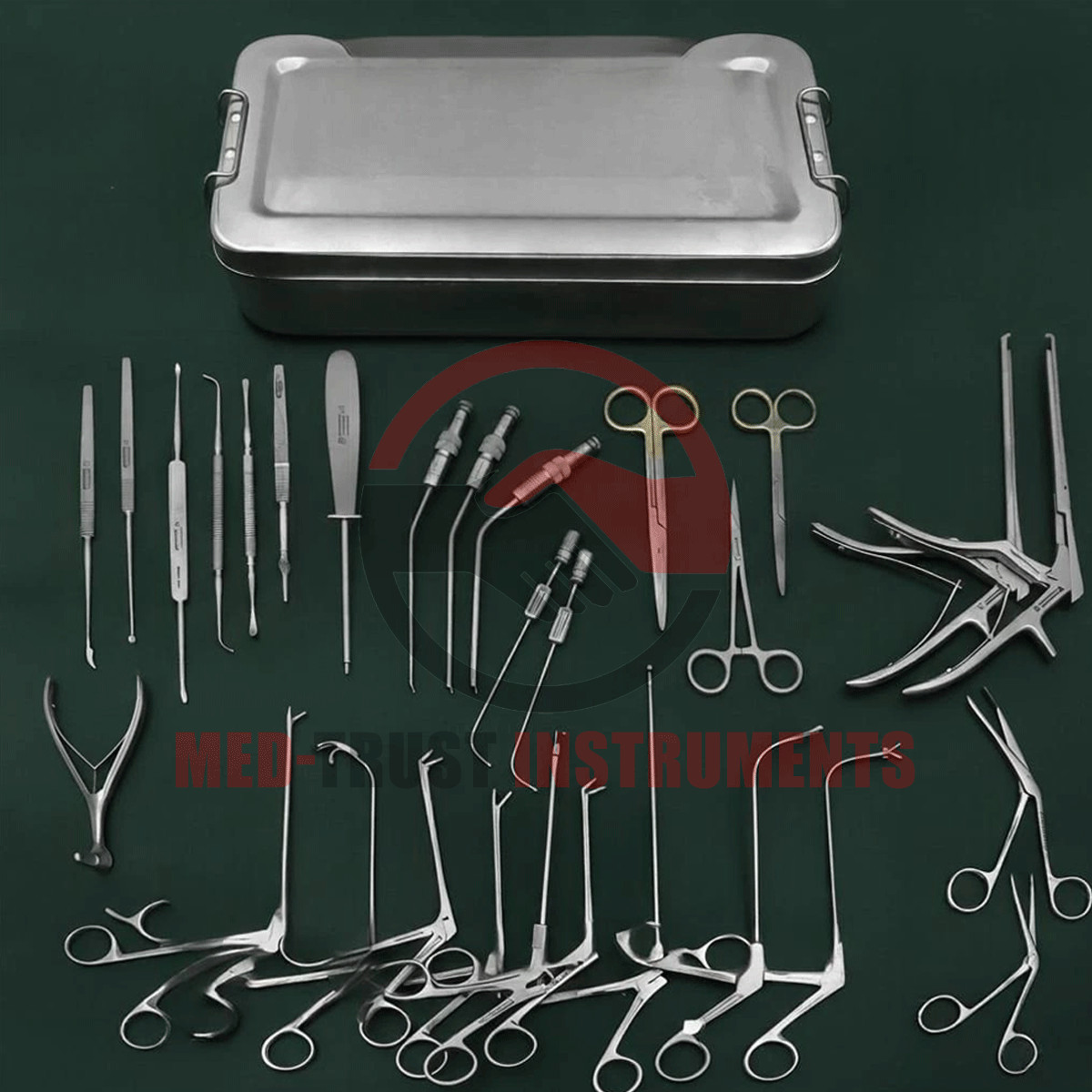 Fess Instruments Set, Complete Set of Endoscopic Sinus Surgery Instruments