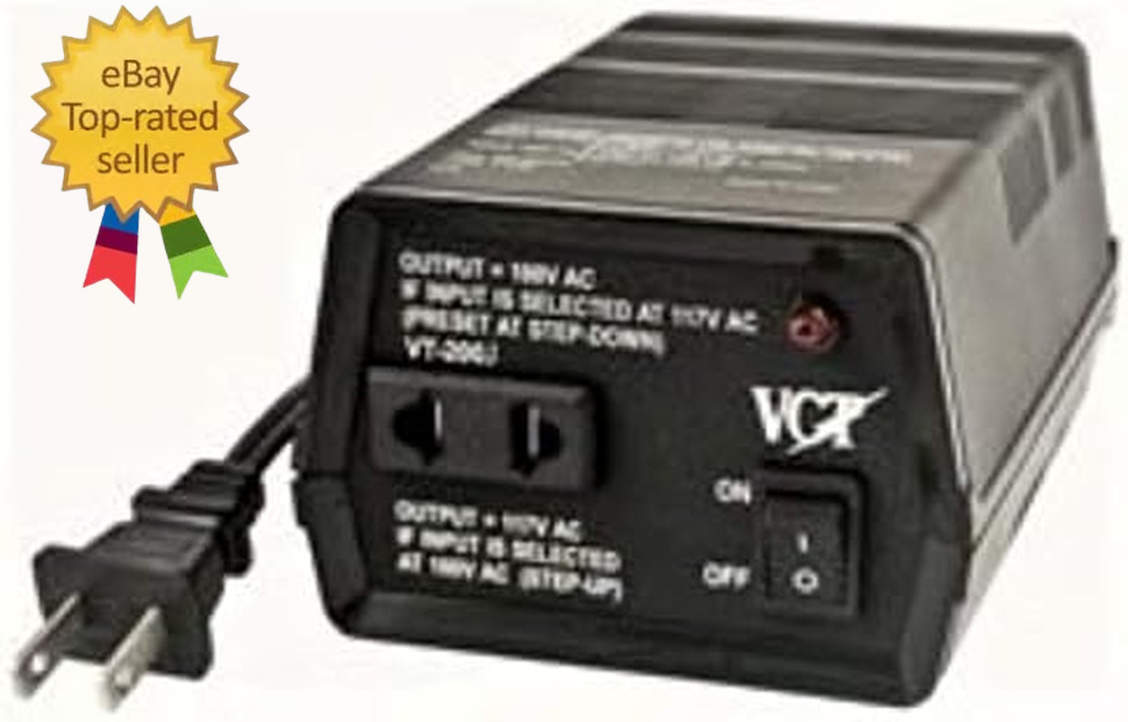 VT-200J Japanese Step up / down Voltage Transformer Converts Japan 100 Volts to
