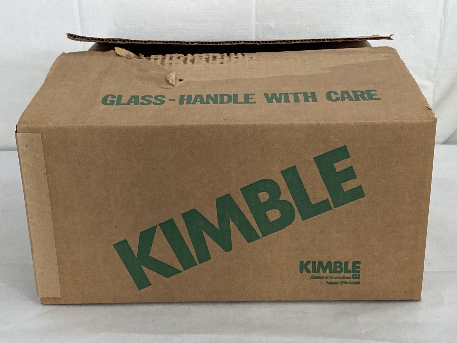 New (4/Pk) KIMAX Glass 1500mL Single Scale Graduated Griffin Beakers 14000-1500