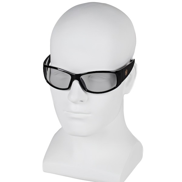 Smith & Wesson 21306 Elite, Safety Glasses, Uncoated, Light Gray Lens, Black