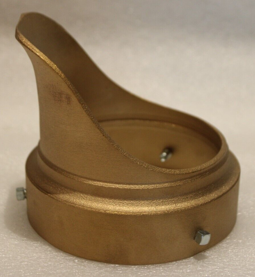 Zurn Z199-PVC – Bolt-On Downspout Nozzle for 4 Inch Pipe, Spout Only – Brass