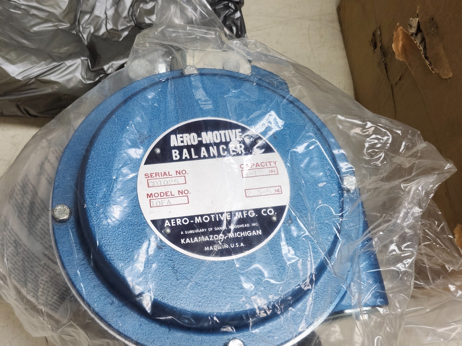 NEW Aero-Motive Tool Balancer 2.3-5KG 5-12LBS P/N: 10EA FREE SHIPPING