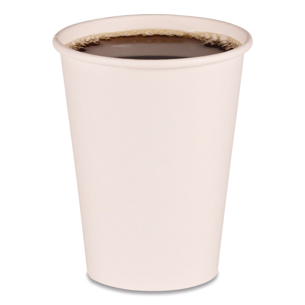 Boardwalk WHT12HCUP 12 oz Paper Hot Cups – White (50 Cp/Slv, 20 Slv/Ct) New