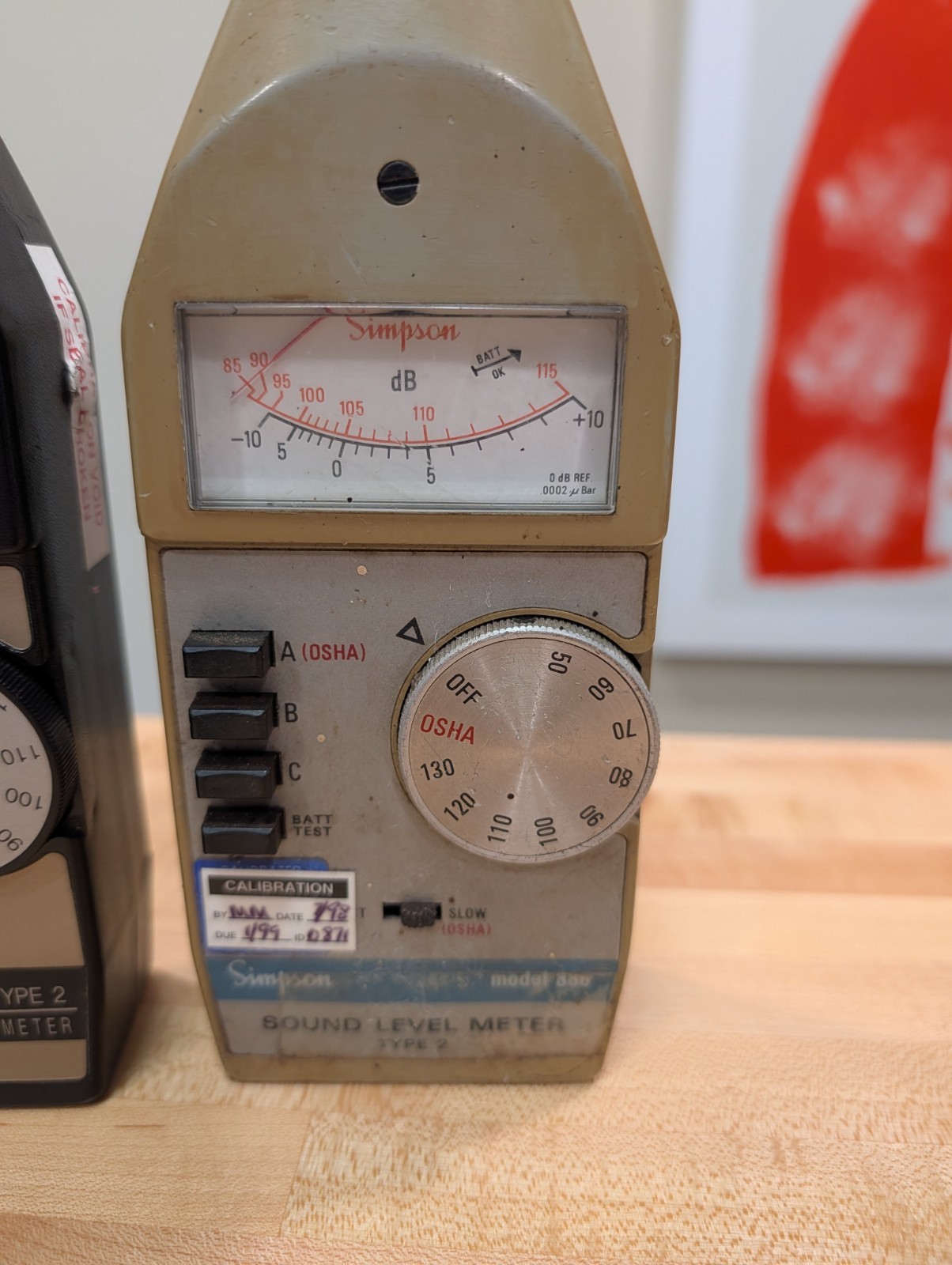 Simpson 886-2 Type 2 Multi Weight Sound Level Meter (qty 2 sold together)