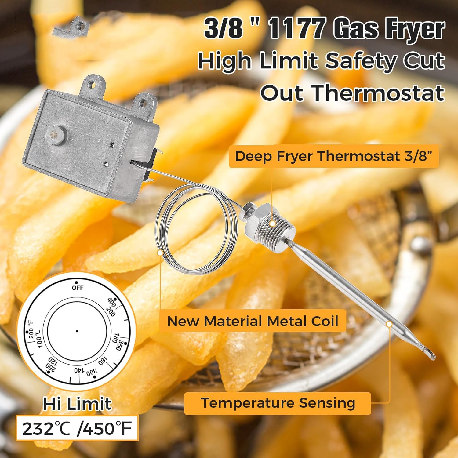 1PC Thermostat High Limit Safety For Frymaster Fryer IF IF-BL SERIES IF-COUNTER