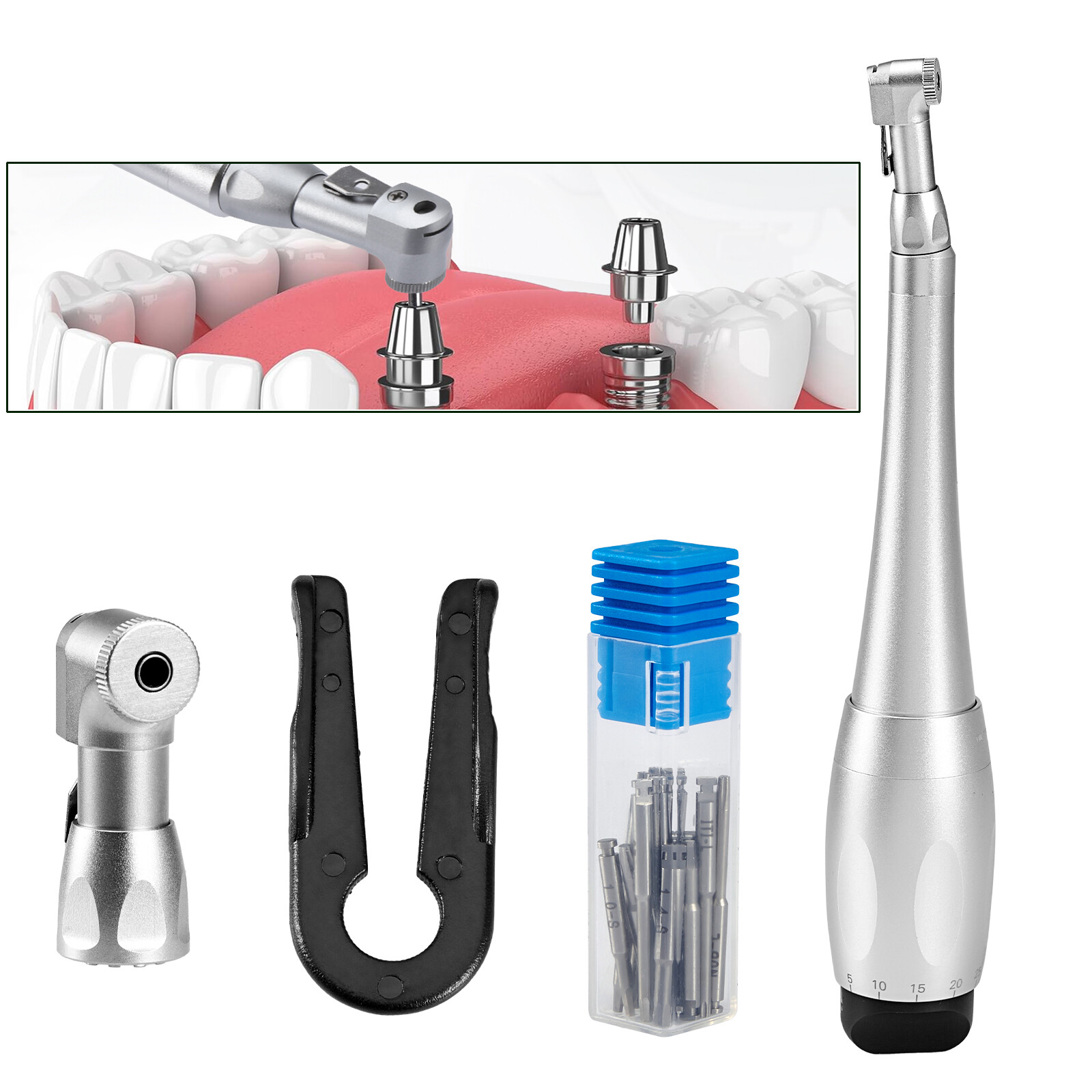 Dental Universal Implant Torque Wrench Drivers Implant Instrument 16Pcs Drivers