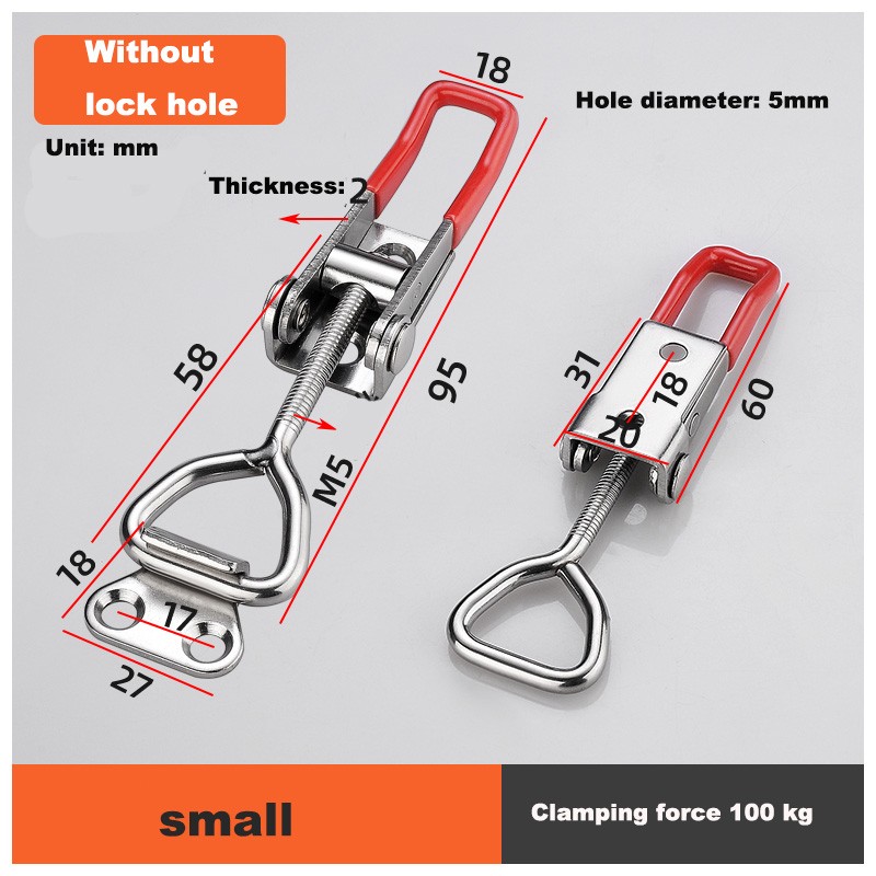 Adjustable Toggle Clamp Latch Smoker Latch Clamps Heavy Duty Toggle Latches