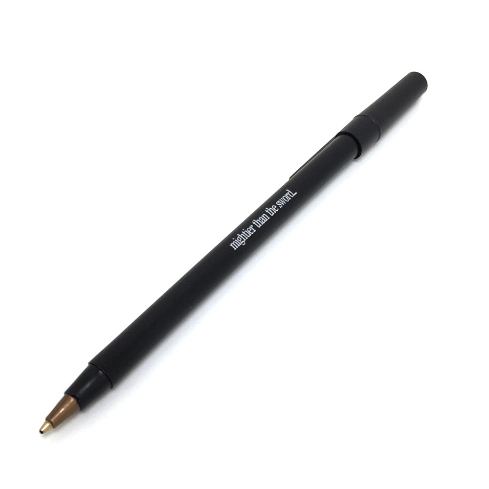 Misprint Pens 50 pcs Ball Point Ink Wholesale Lot Bic Round Stic Style Black Cap