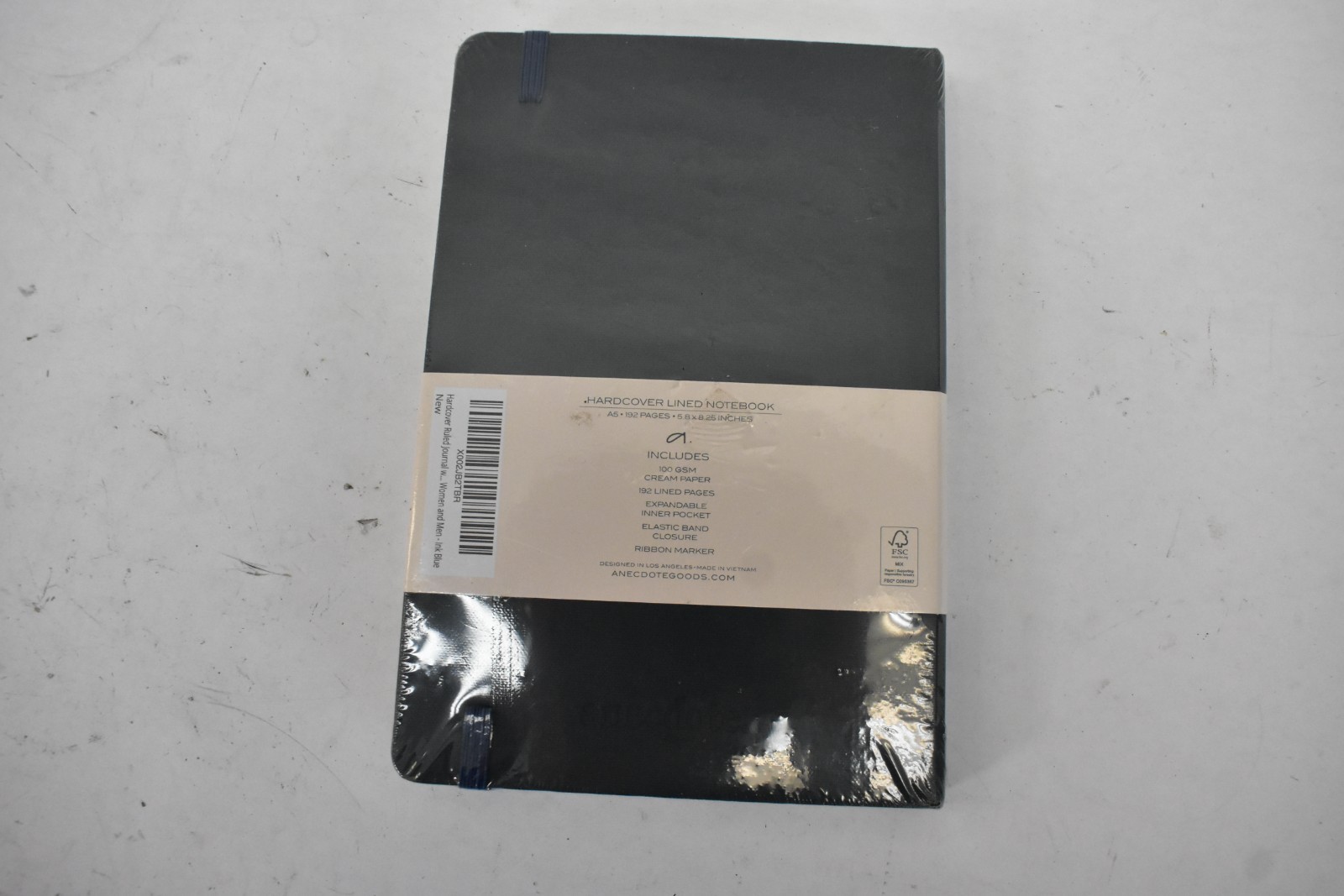 Anecdote Hardcover Ruled Journal 192 Pages 100 GSM 8.3″ x 5.4″ A5 Ink Blue