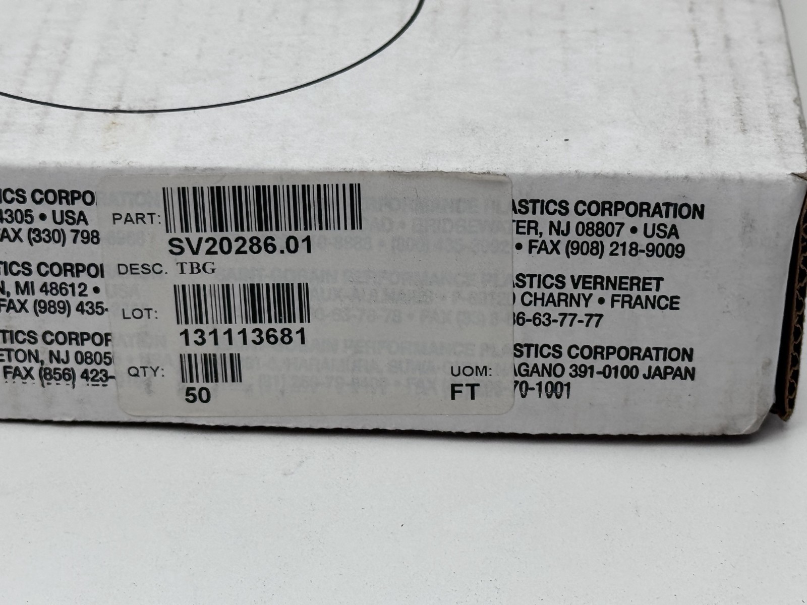 (50ft) Tygon ABW00003 Saint-Gobain 3350 Silicone Tube Tubing 1/16″ ID, 3/16″ OD