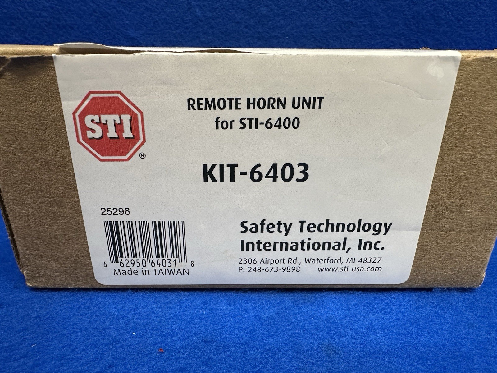 Remote Horn Unit,Red,PC,105 dB KIT-6403