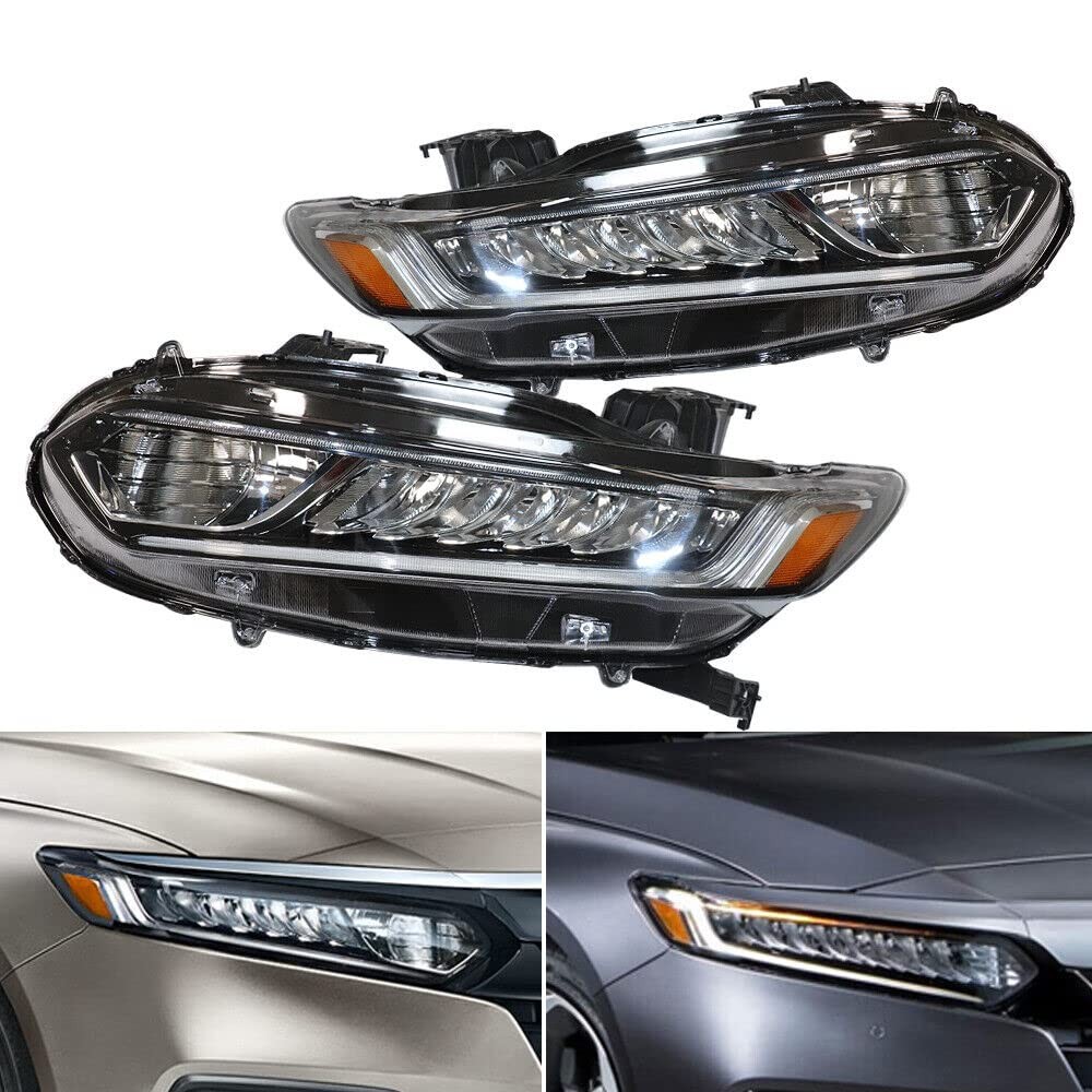 For 2018 2019 2020 2021 Hoondaa Accord Touring LED DRL Headlight Assy Right