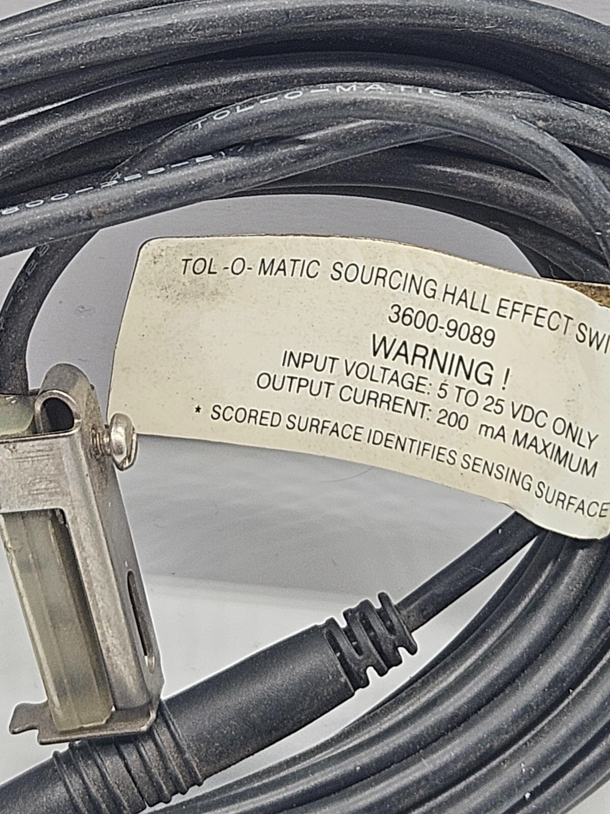 TOL-O-MATIC Sourcing Hall Effect Switch 3600-9089