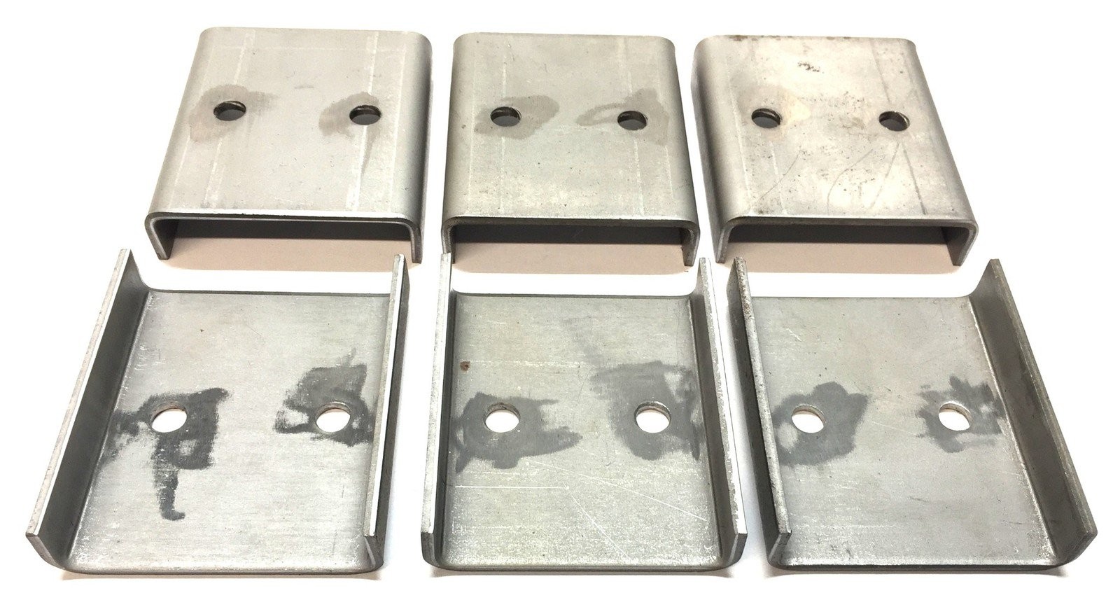 Unbranded 2.77″ x 2.37″ x 0.095″ Steel Channel Bracket [Lot of 6] NOS