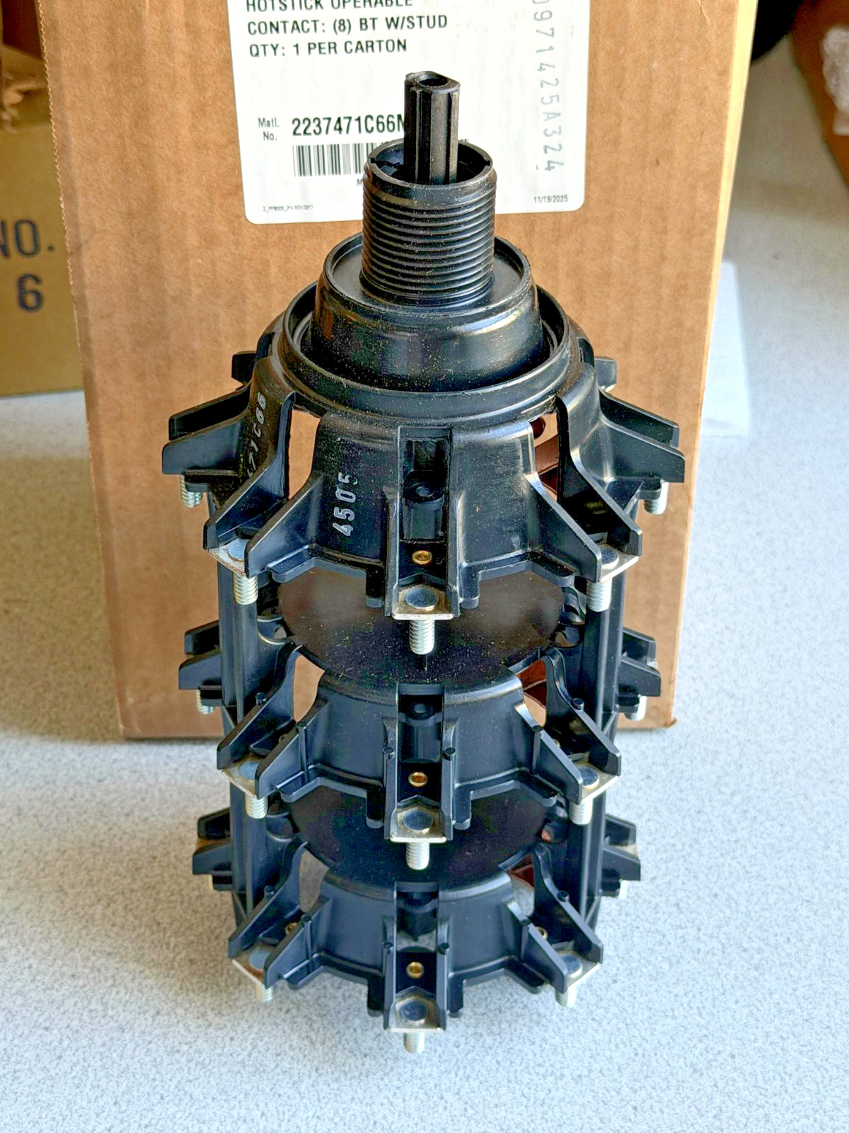 NEW Eaton Cooper Power 2237471C66M 3-Phase 150A 35kV Tap Changer Switch 7 Positi