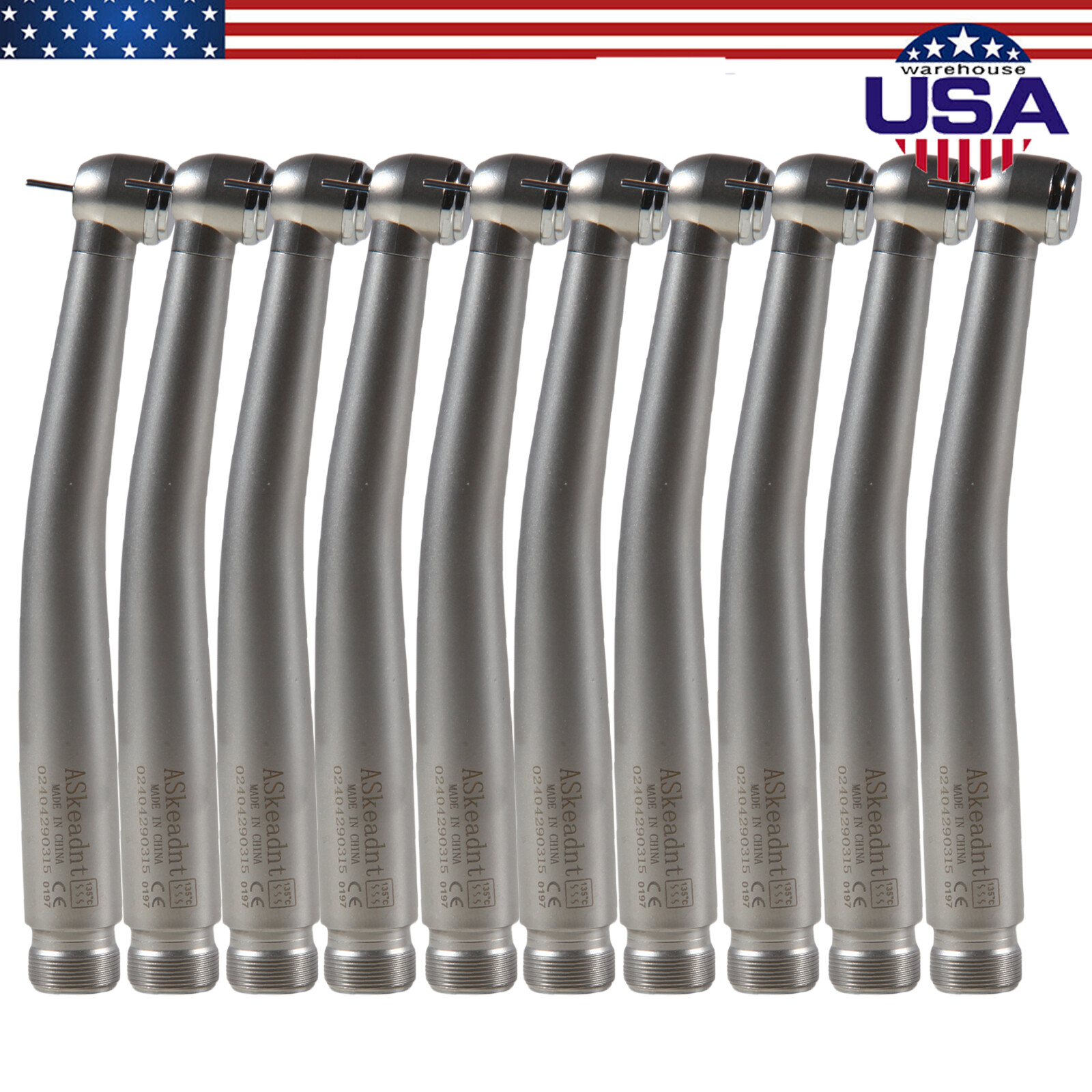 10 NSK PANA MAX Style Dental High Speed Handpiece Turbine 2 Holes Borden