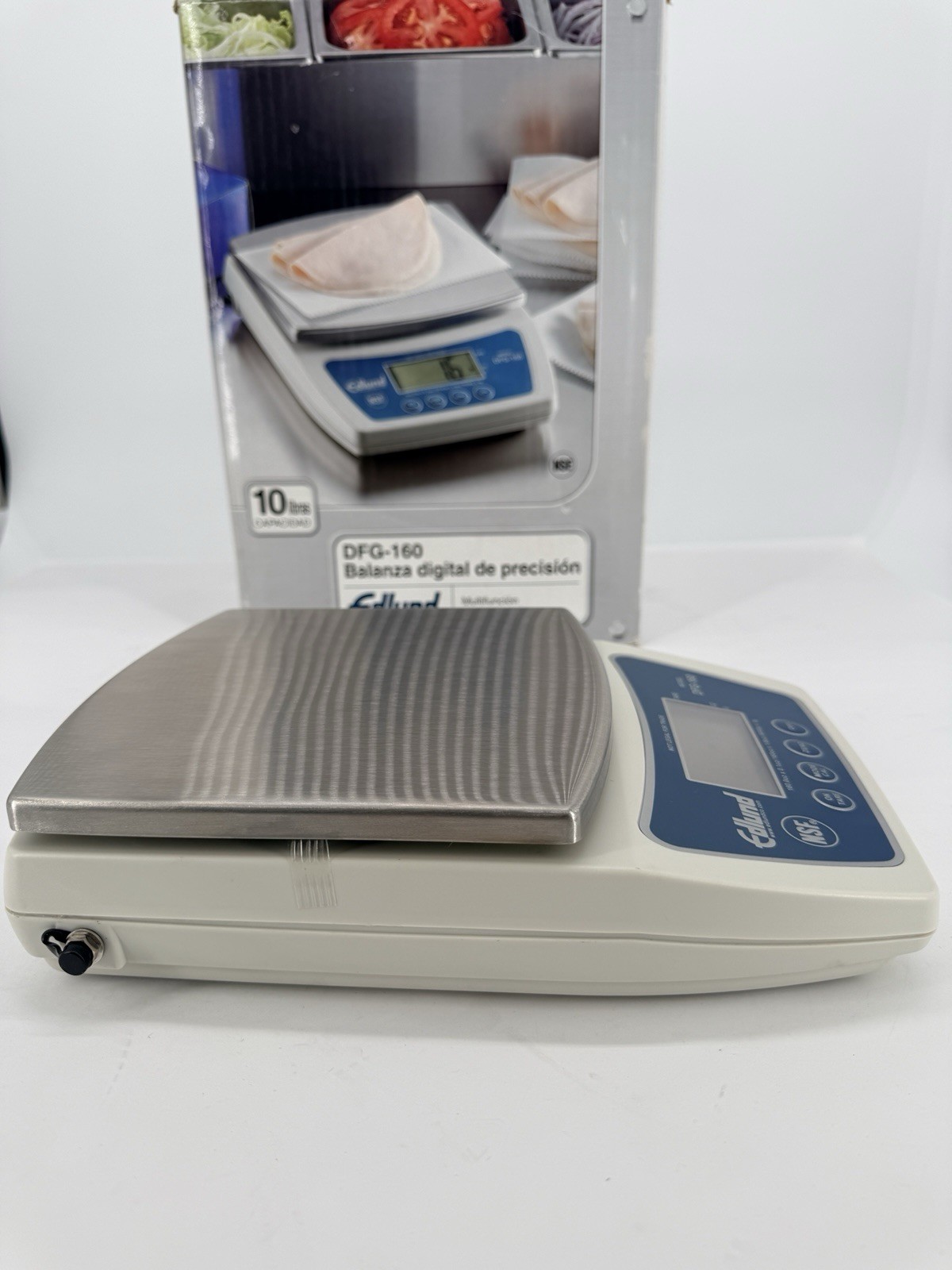 Edlund DFG-160 Digital Portion Control Scale 10 lb Silver New In The Box