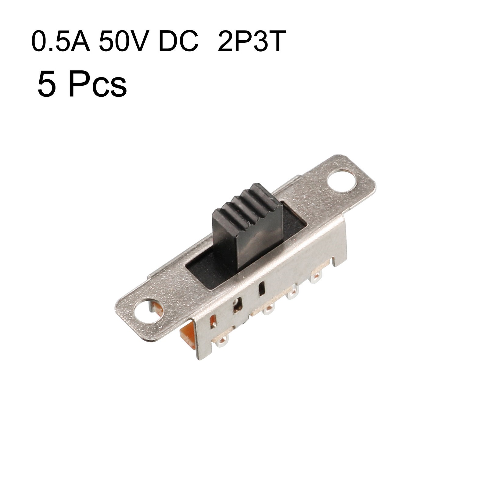 5 PCS 2P3T Mini Slide Switch On/On/On DP3T 3 Position 8 Pin PCB