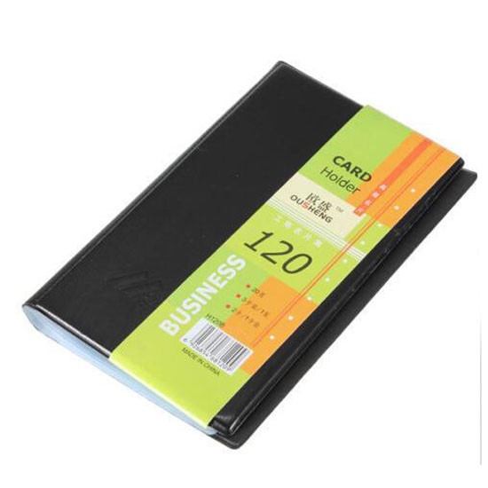 120Cards Business Name ID Credit Card Holder Book Case Keeper Organizer FreeShip