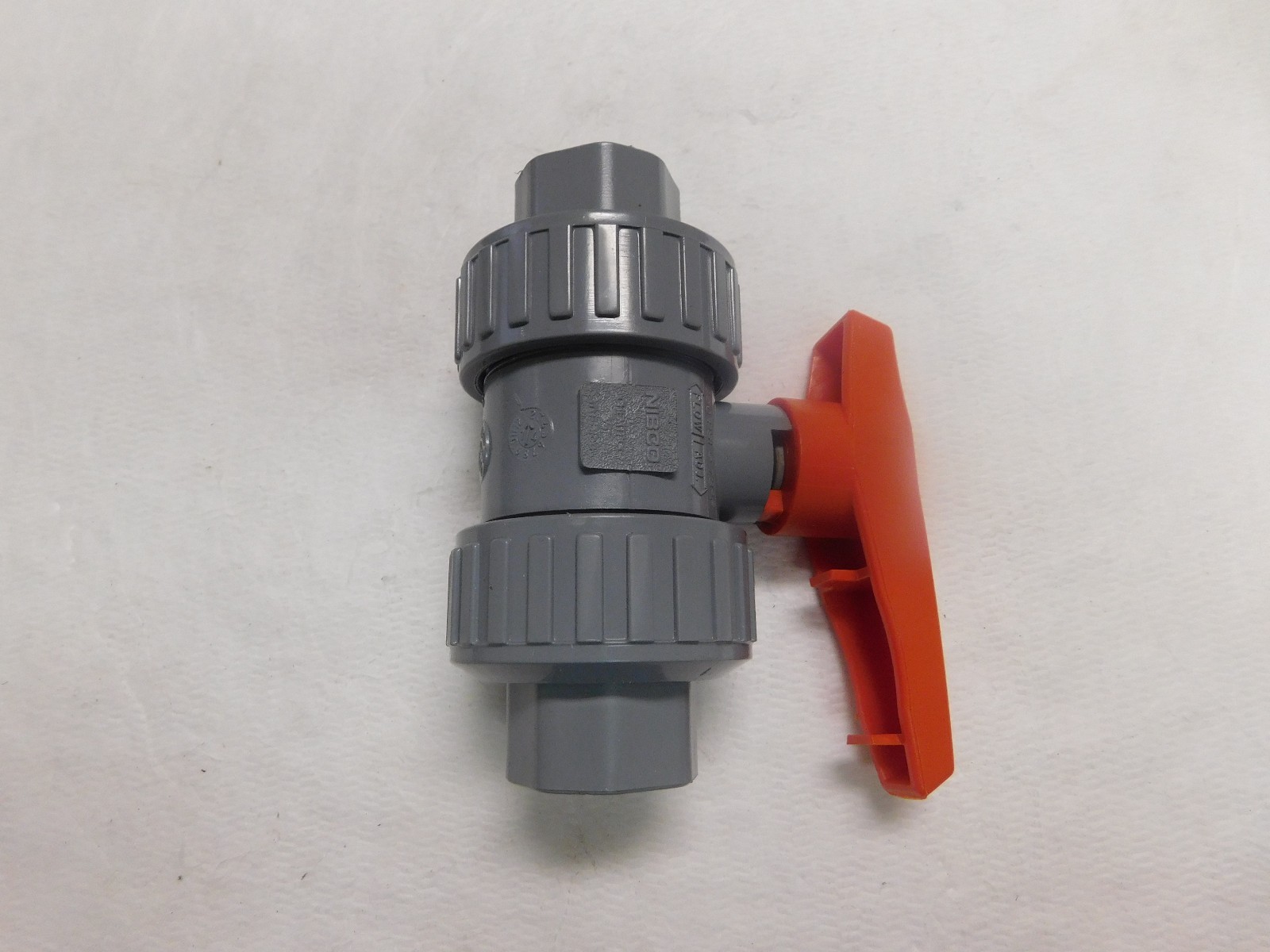 Nibco Chemtrol Ball Valve 3/4" Model D Universal End Corzan CPVC/EPDM U51TB
