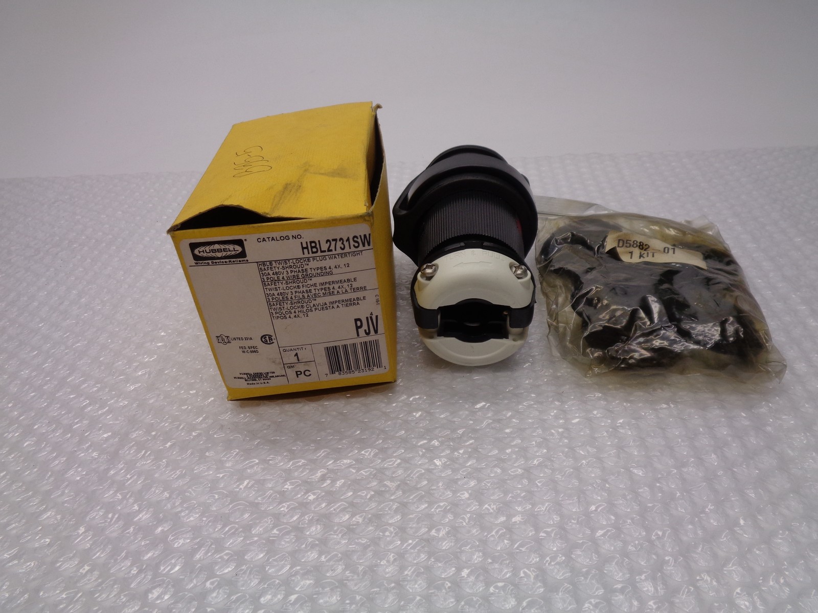 HUBBELL HBL2731SW PLUG NSMP