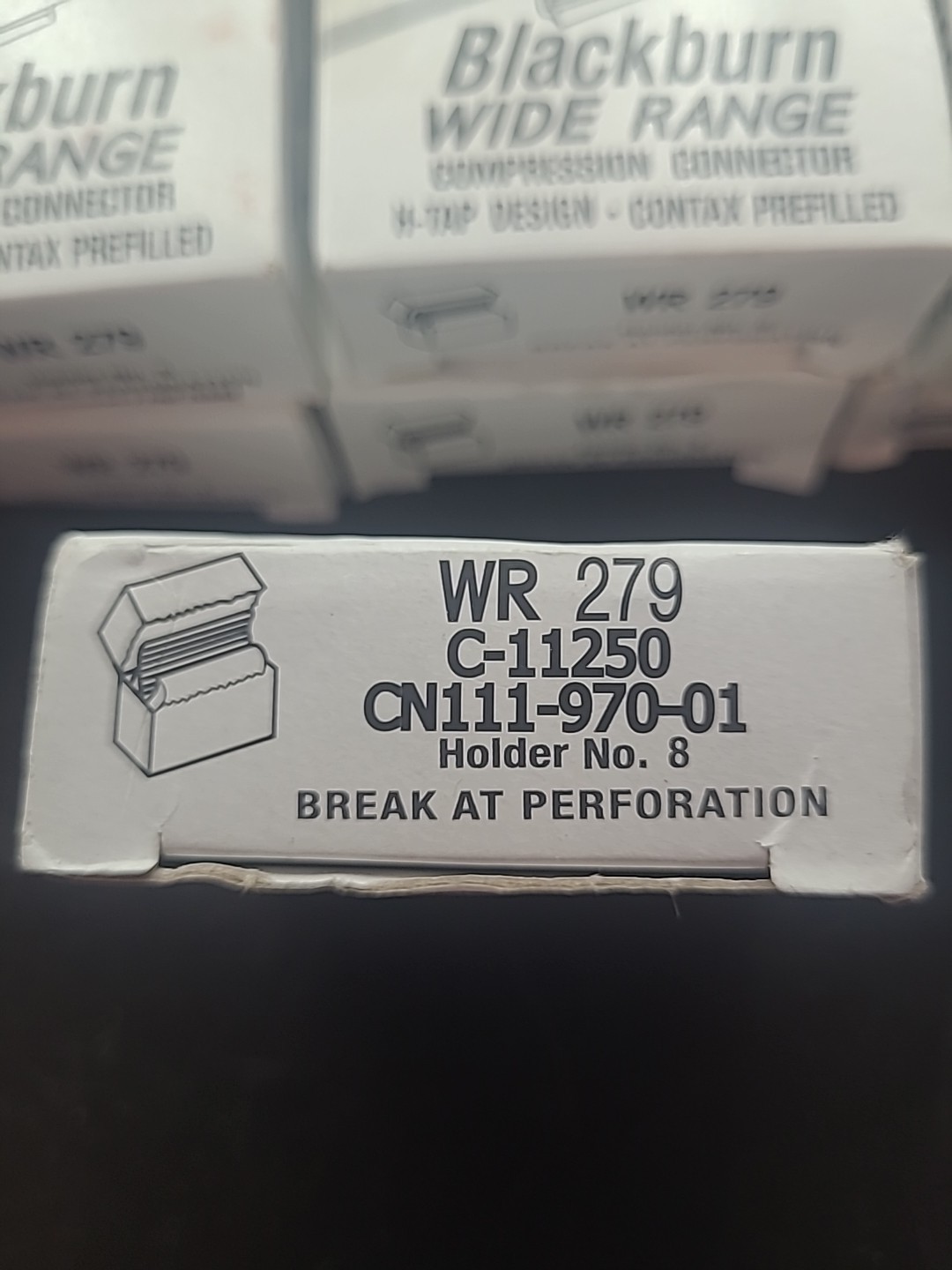 Lot of 25 x Blackburn WR279 Wide Range Compression Connector H-Tap Contax