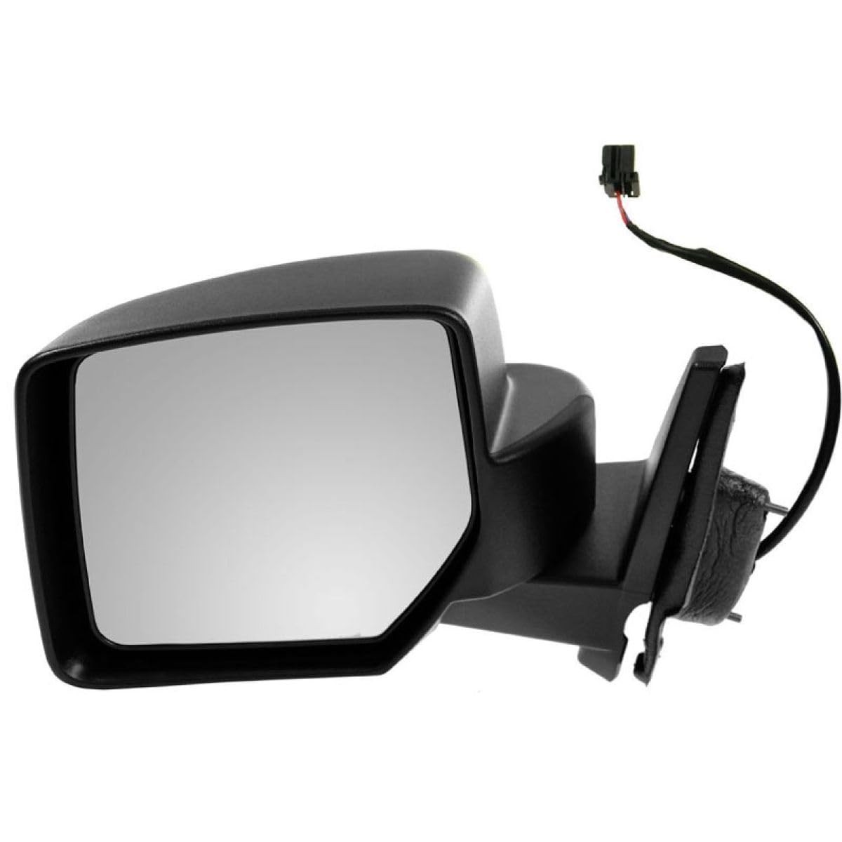 Power Side Mirror Textured Black Left Right Pair for Jeep Patriot 07-17 Plastic