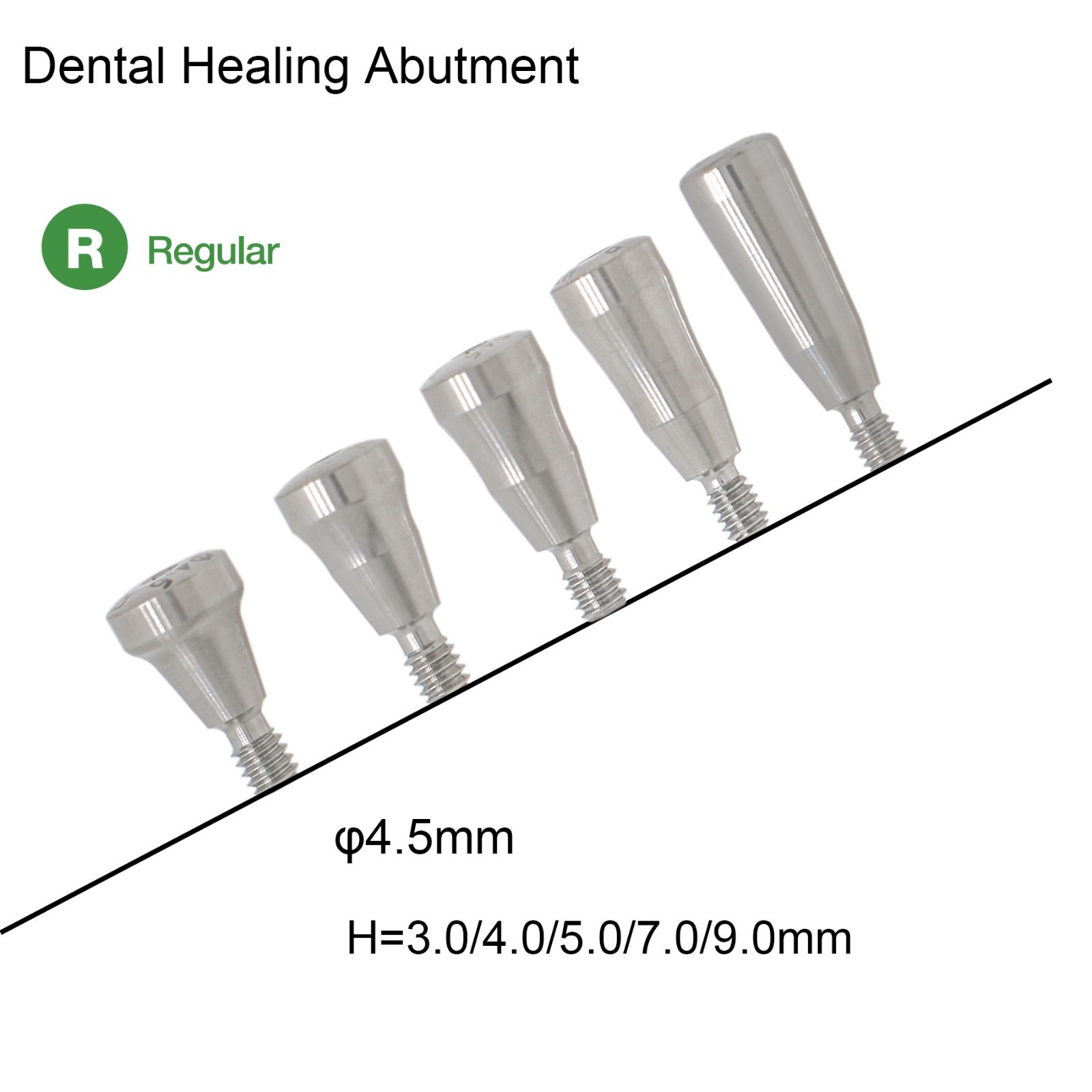 US Dental Locator/Healing Abutment Male Cap Insert for DIO UF II Regular Implant