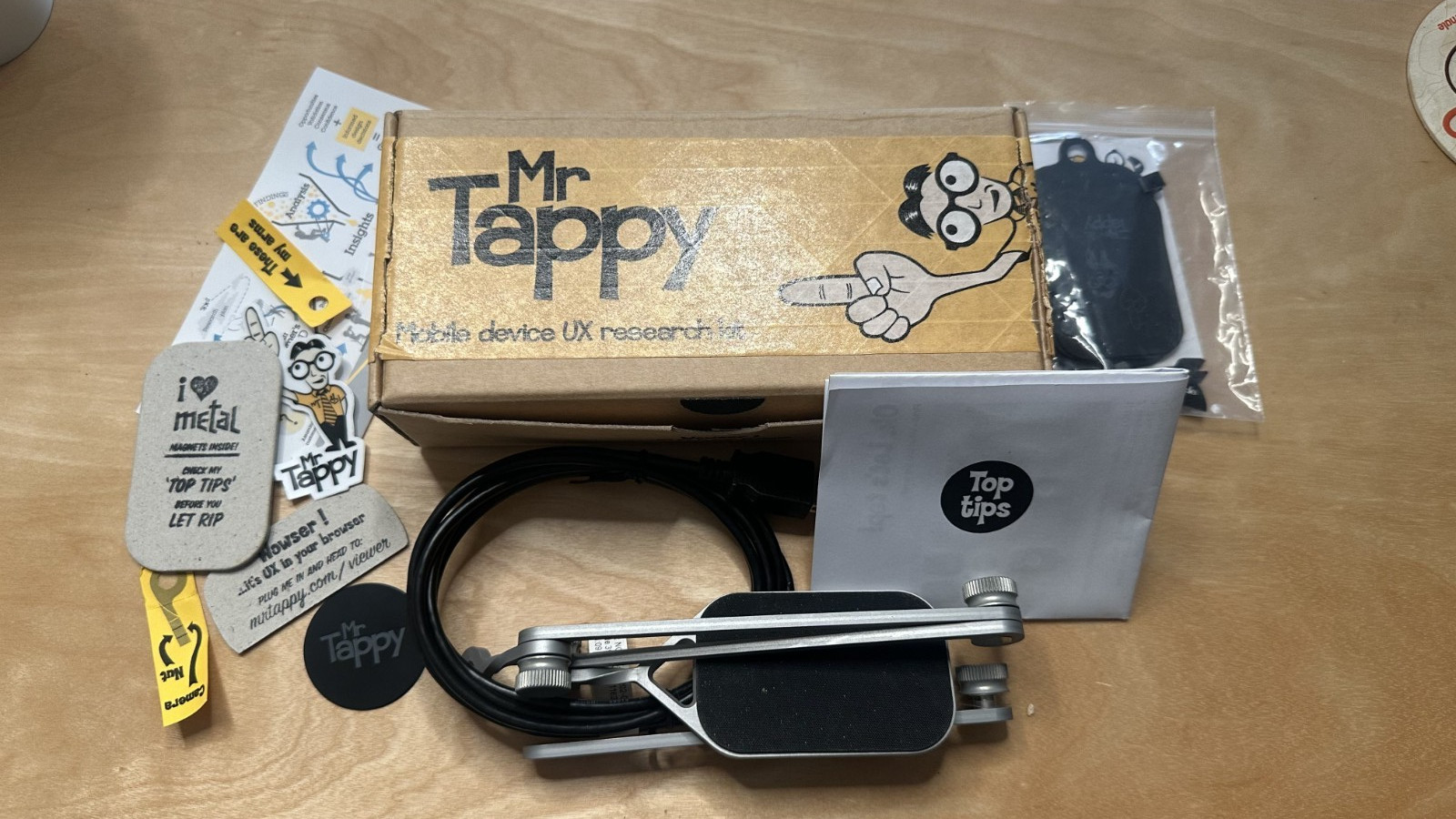 Mr. Tappy Mobile App Usability Testing Device