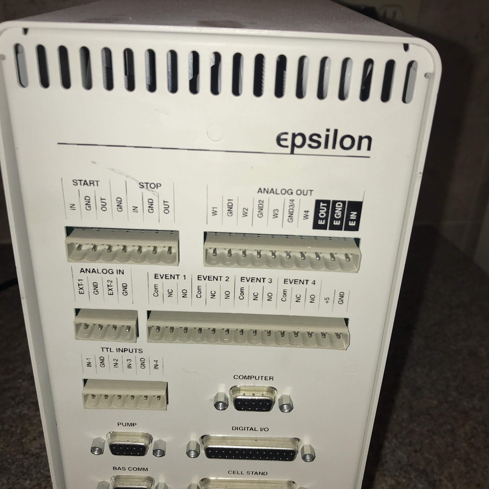 Bioanalytical Systems Epsilon E5 Electrochemical Detector