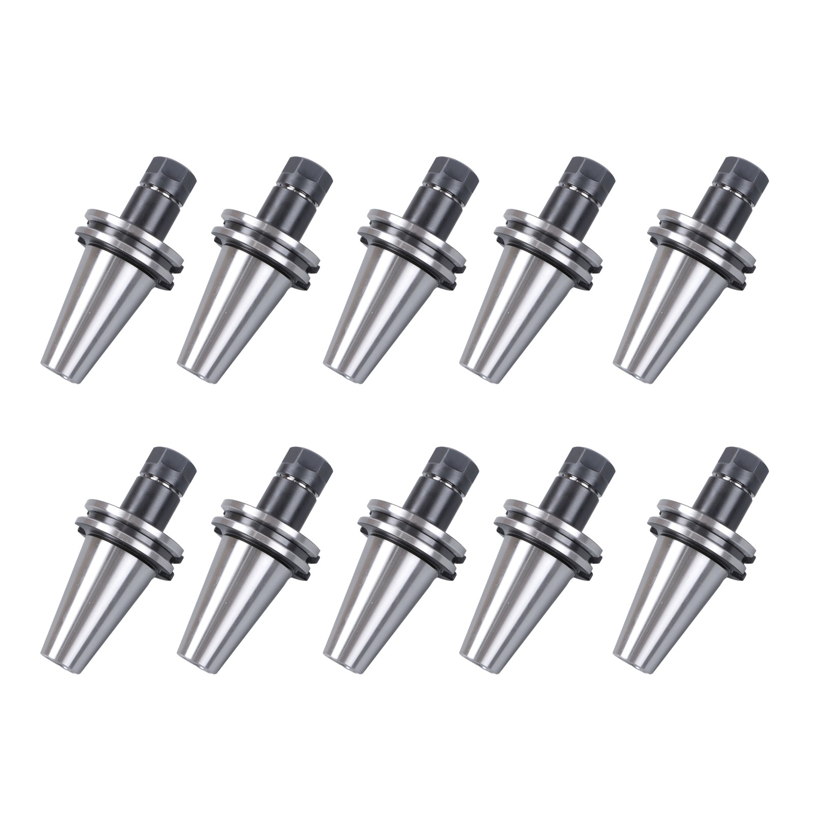 10 Pack CAT40-ER16 Collet Chuck 70mm 2.76″ G2.5 20000RPM CNC Milling Tool