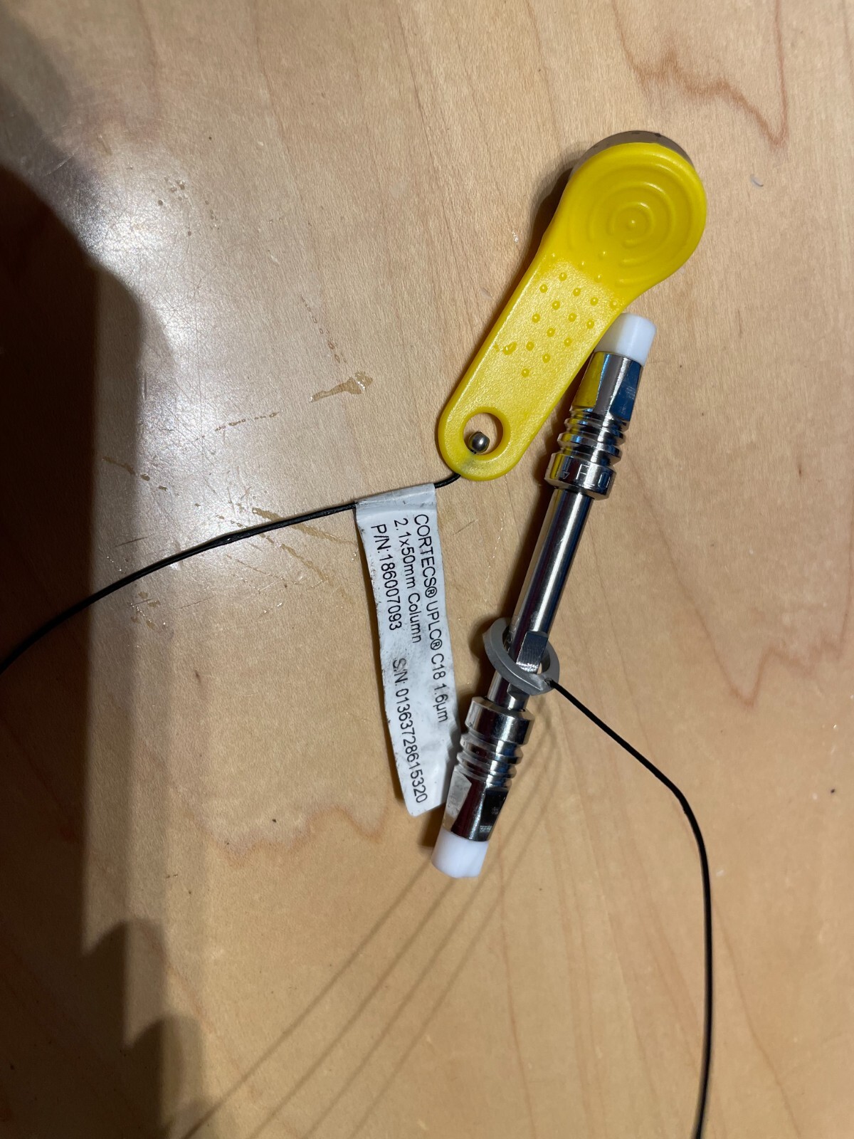 Used column UPLC CORTECS C18 Column, 90Å, 1.6 µm, 2.1 mm X 50 mm 186007093
