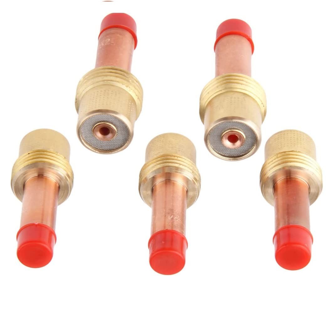 45V26 TIG Gas Lens 3/32 Collet Body Fit WP17/18/26 5 Pack Welding Supplies