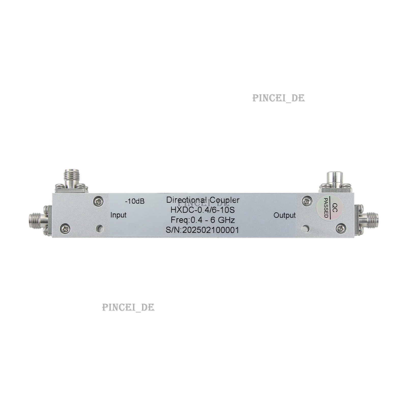HXDC-0.4/6-10S 0.4-6GHz RF Microwave Broadband 10dB Directional Coupler