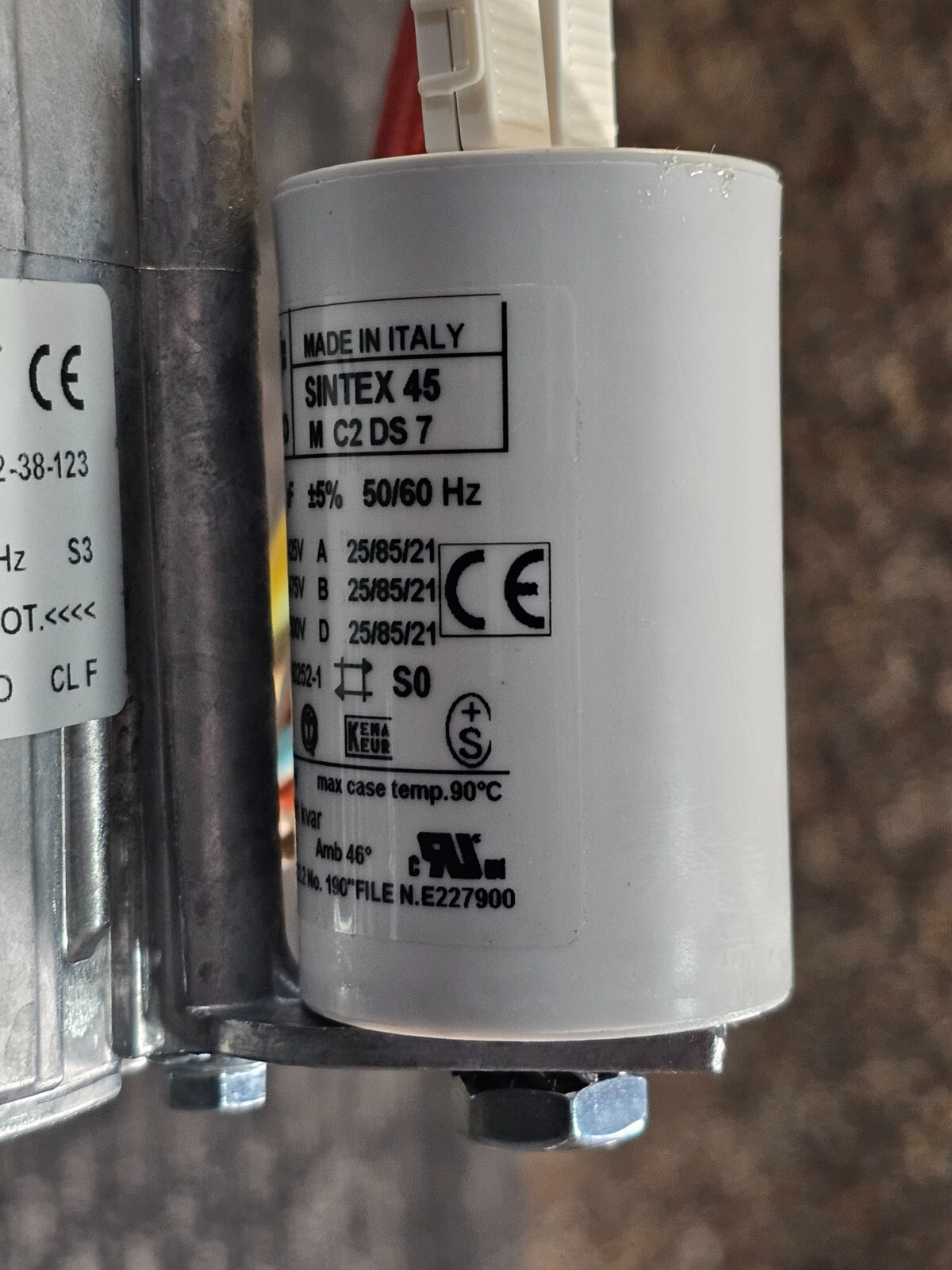 RPM S.P.A MOTOR C0137.75 230V 120W 1320/1650 RPM 50/60 HZ