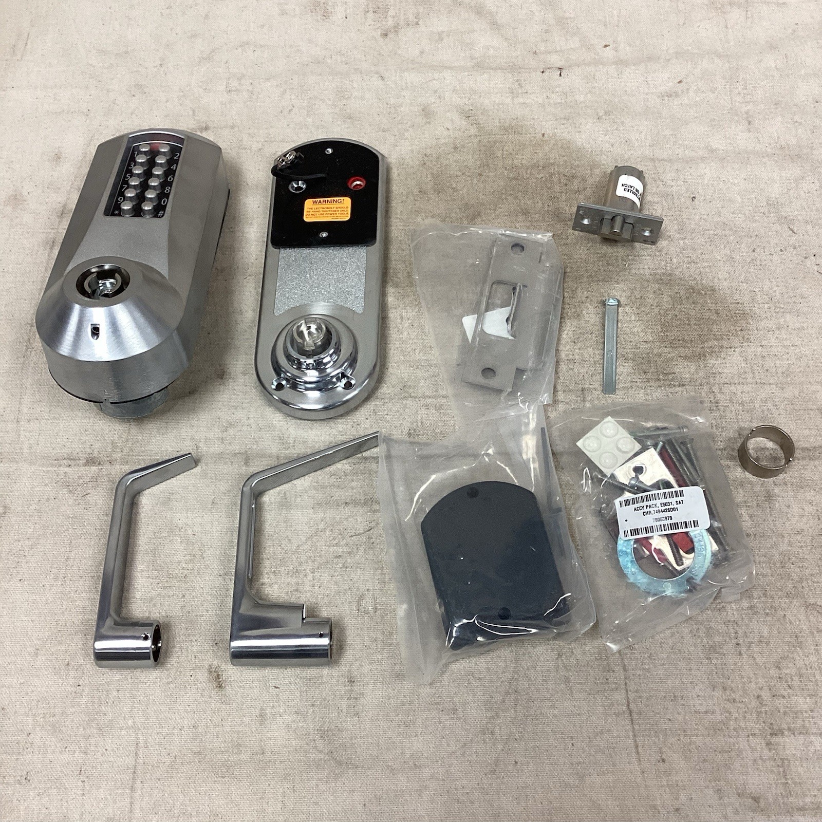 E-PLEX E5031SWL626-41 Electronic Keyless Lock Chrome