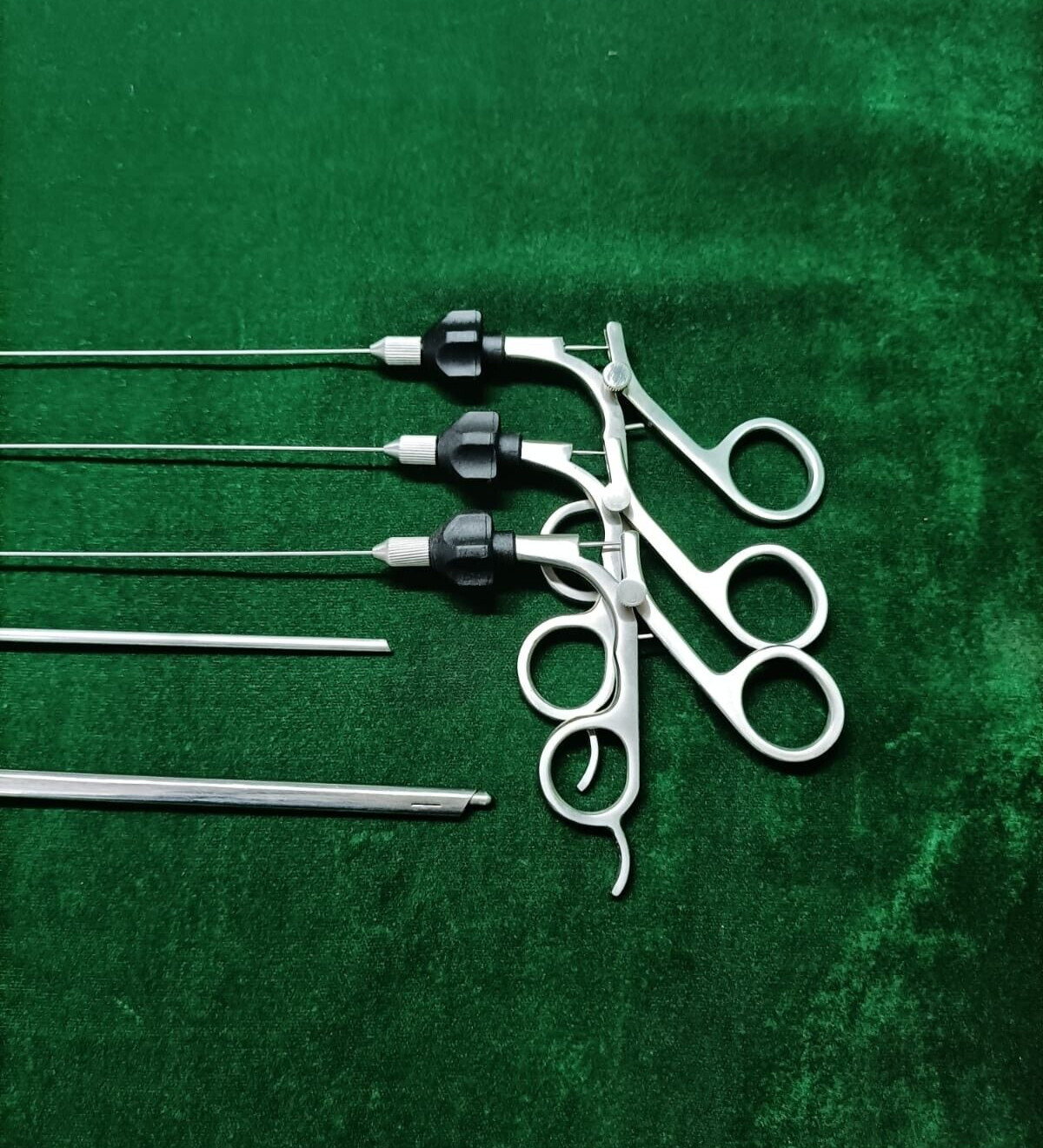 Hysteroscopy Semi Rigid Froceps Set, Bettocchi Sheath 4mm & Cystoscope 30 Degree