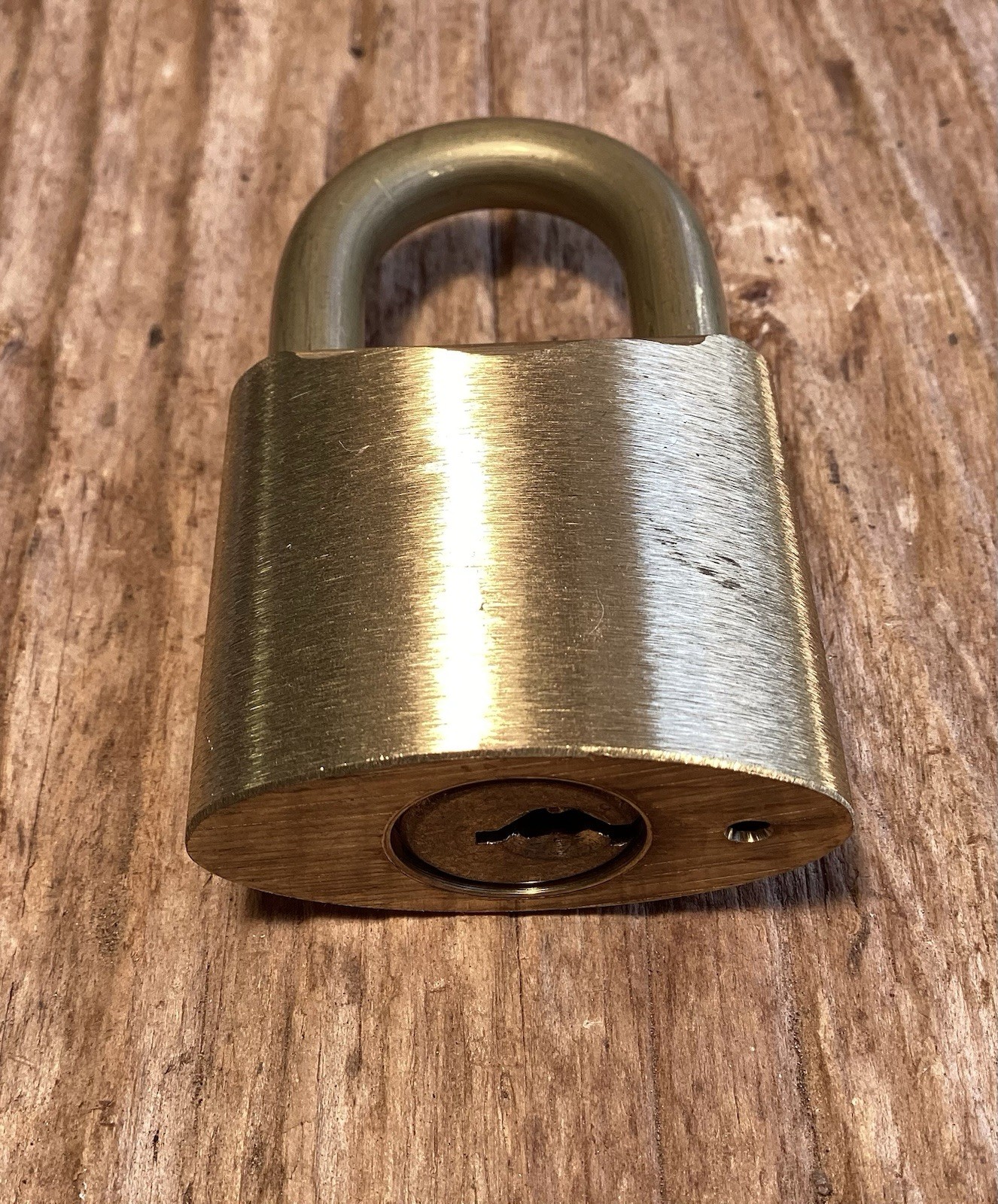Brass Herculock Padlock 700 USA Made No Key New Preowned