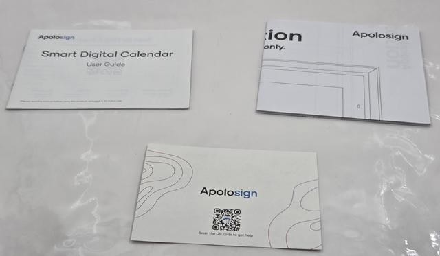 APOLOSIGN SMART DIGITAL CALENDAR 27″ WALL MOUNTABLE PLANNER TEAK FA2769T