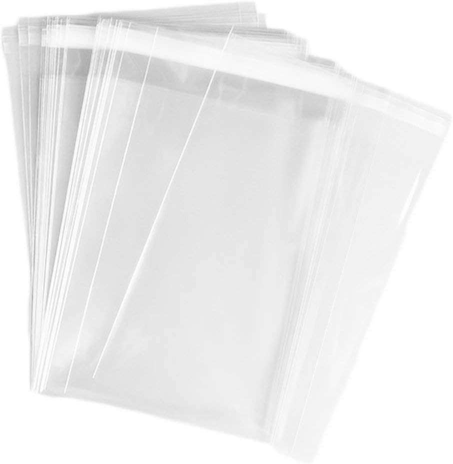 UNIQUEPACKING 100 Pcs 8 7/16 X 10 1/4 Clear 8 76 X 10 inches, clear