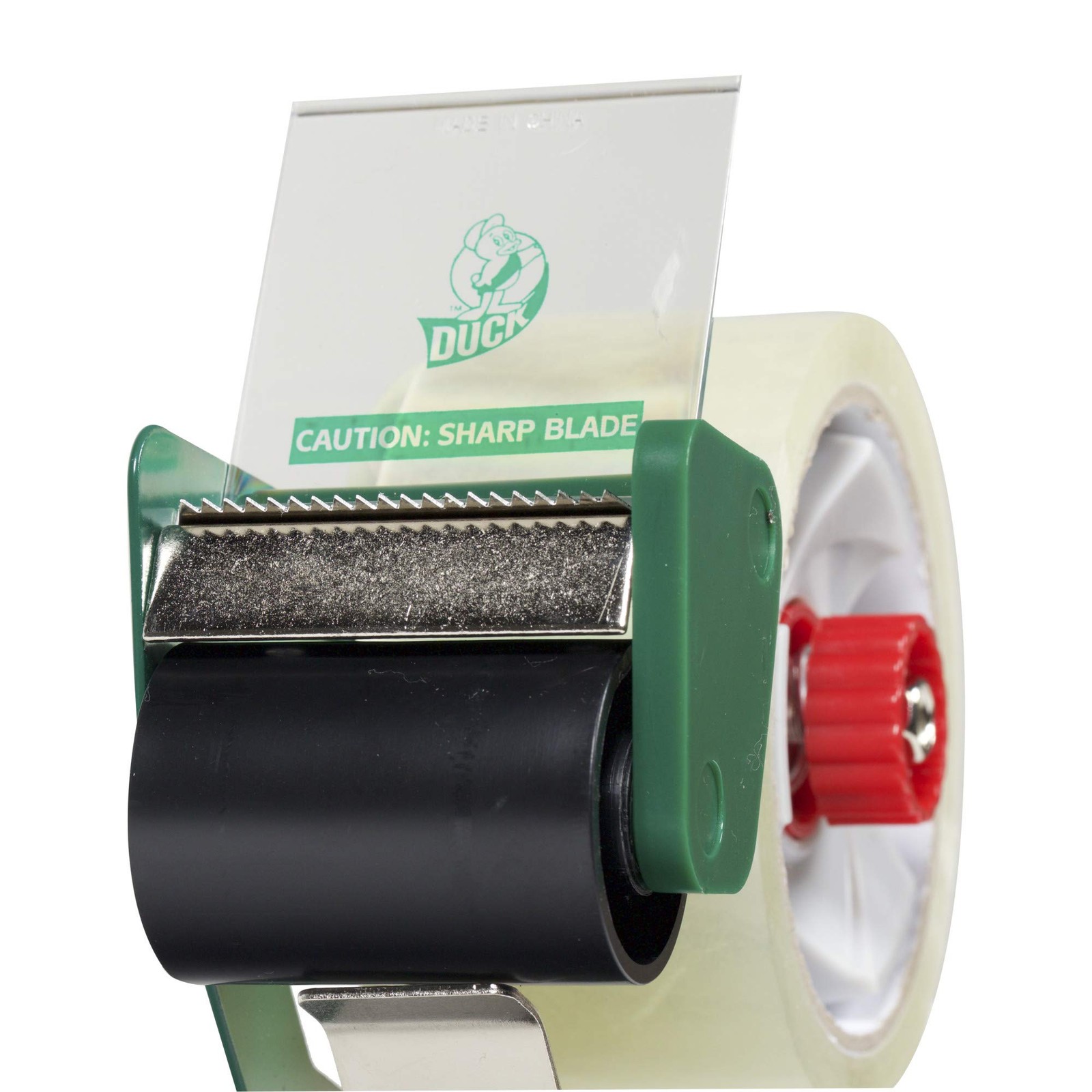 Duck Brand Standard Packaging Tape Gun Dispenser, Includes 1 Roll of 54 Yard