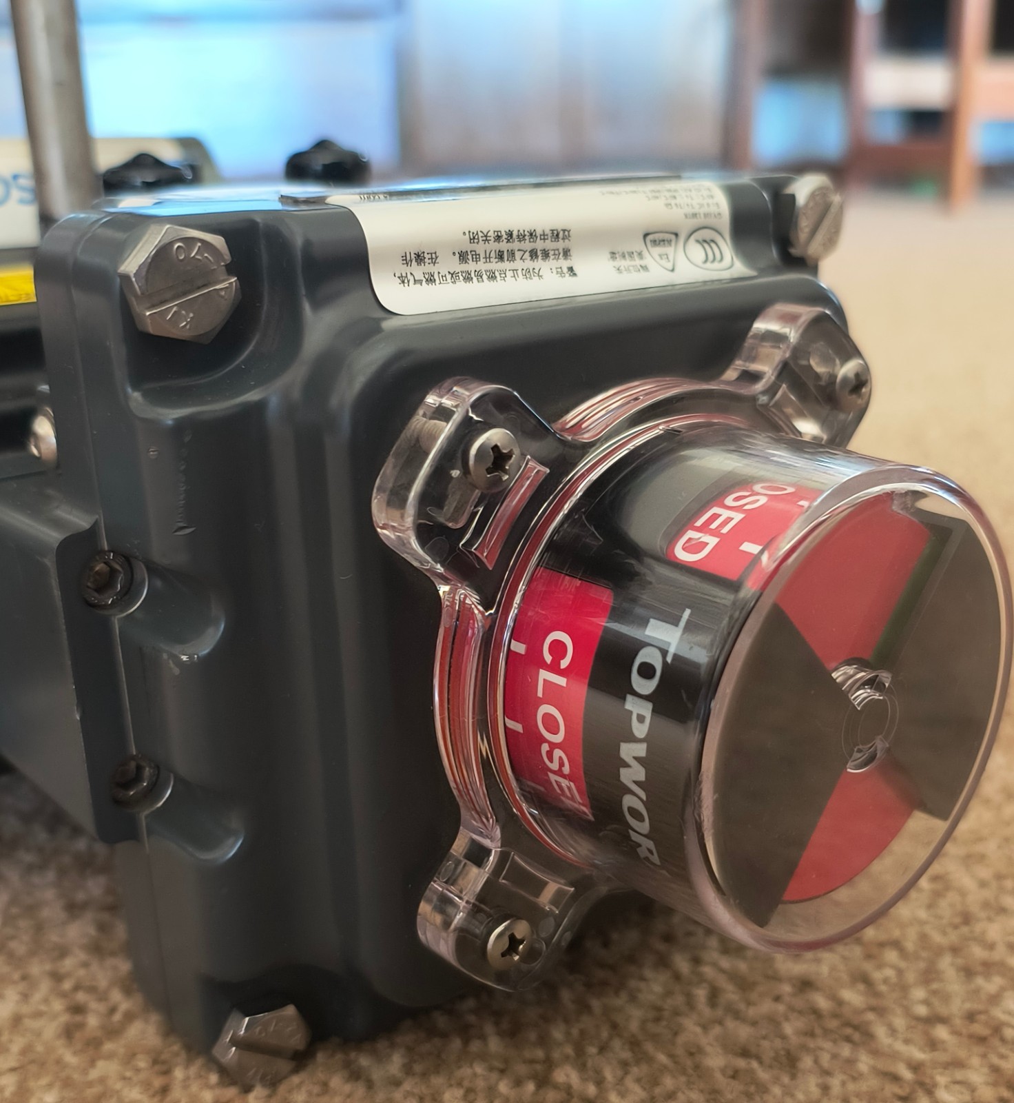 Emerson KTM 1″ EB162 Pneumatic Ball Valve Assembly Keystone F89 TopWorx ASCO NOS